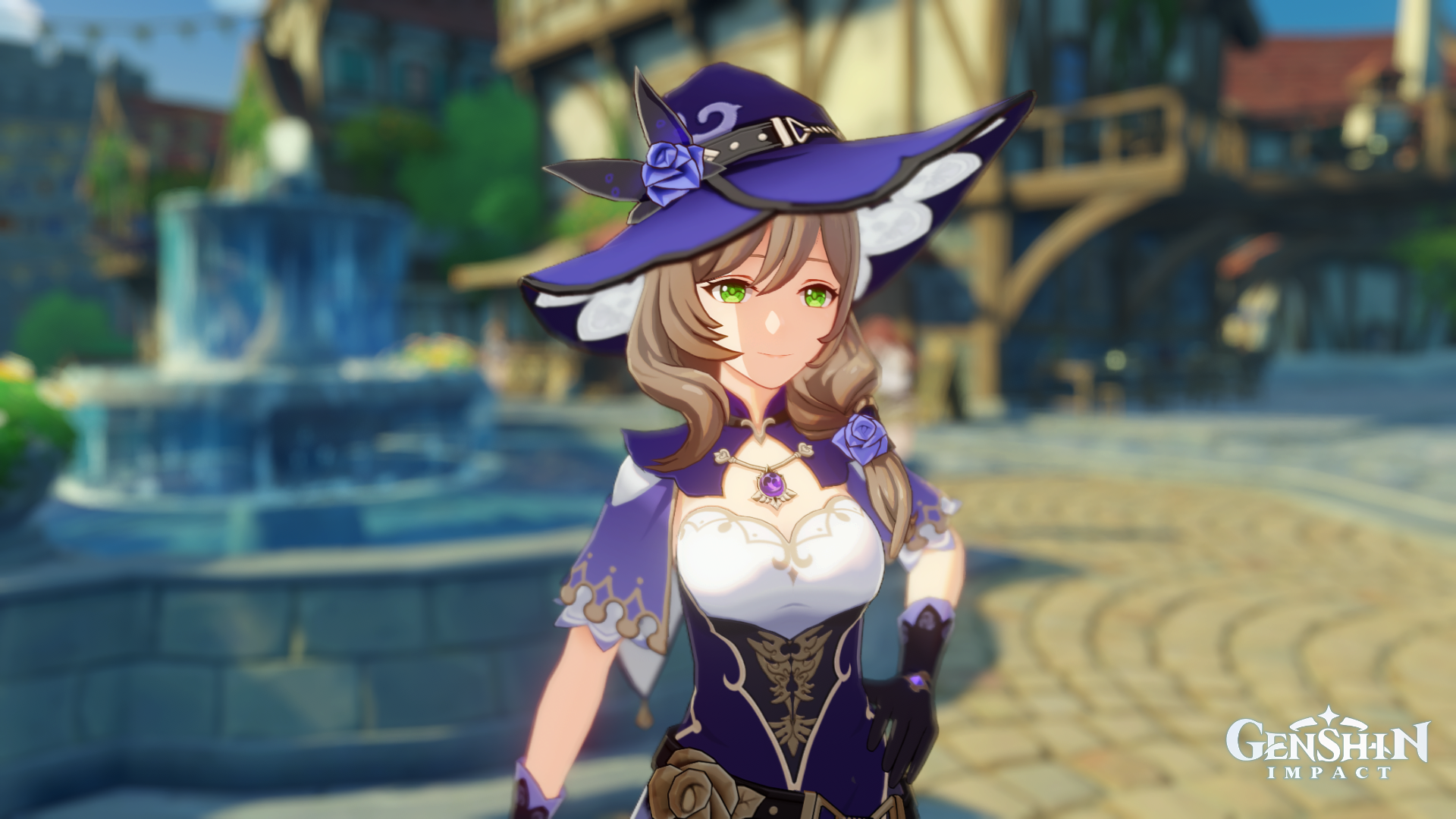 Lisa from Genshin Impact HD Wallpaper