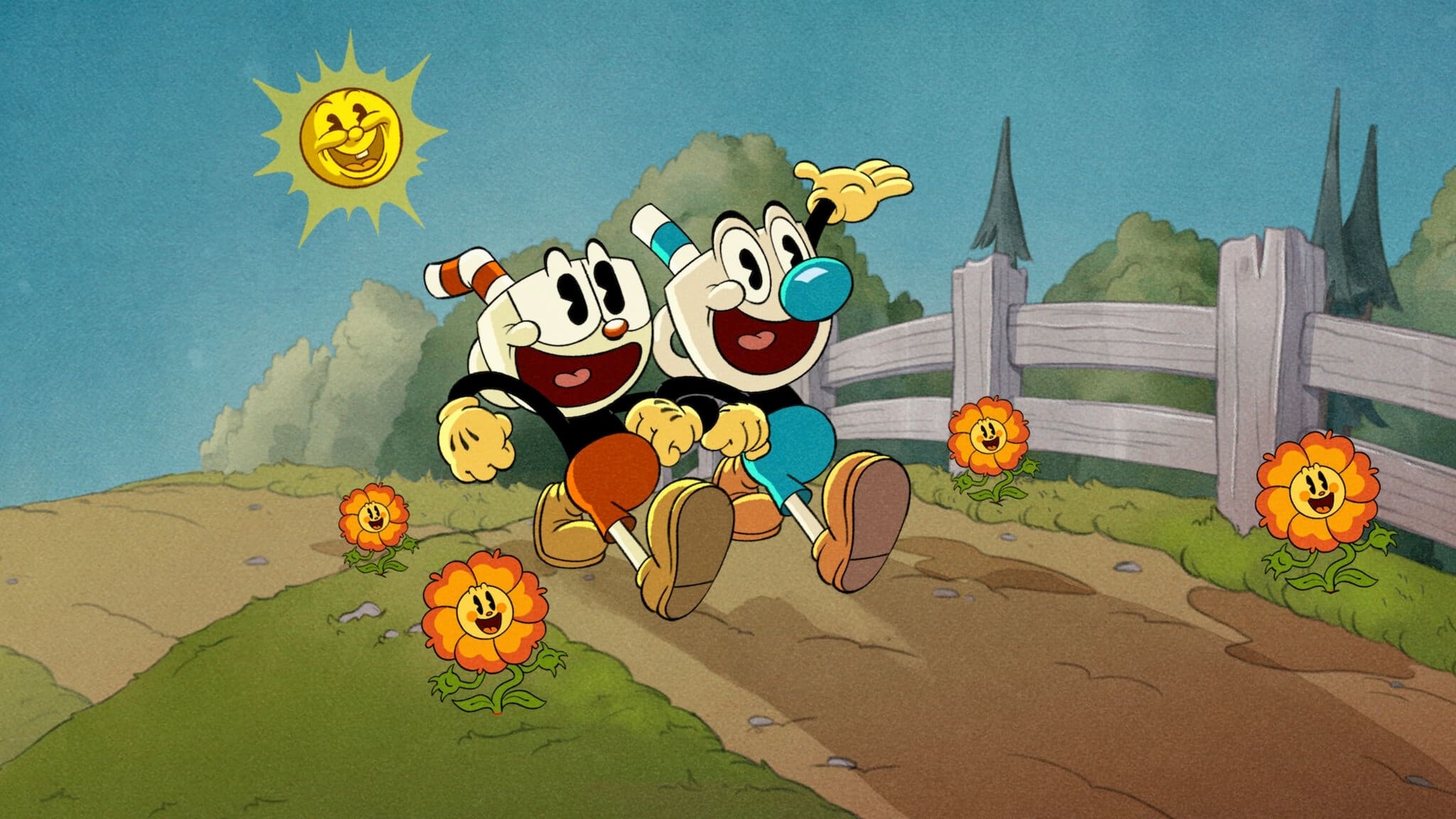 Cuphead and Mugman from The Cuphead Show! HD Wallpaper