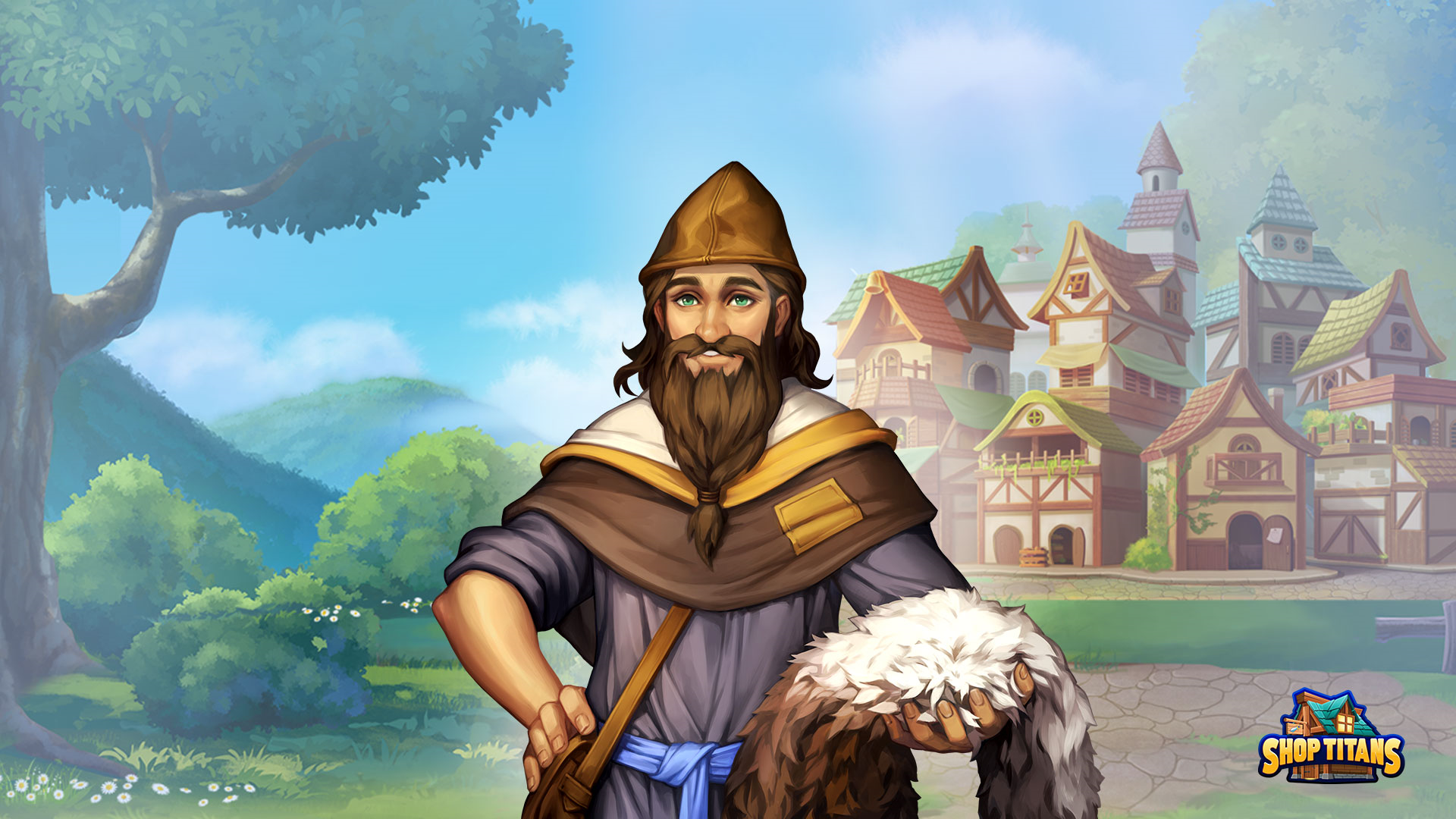 Man from Shop Titans HD Wallpaper