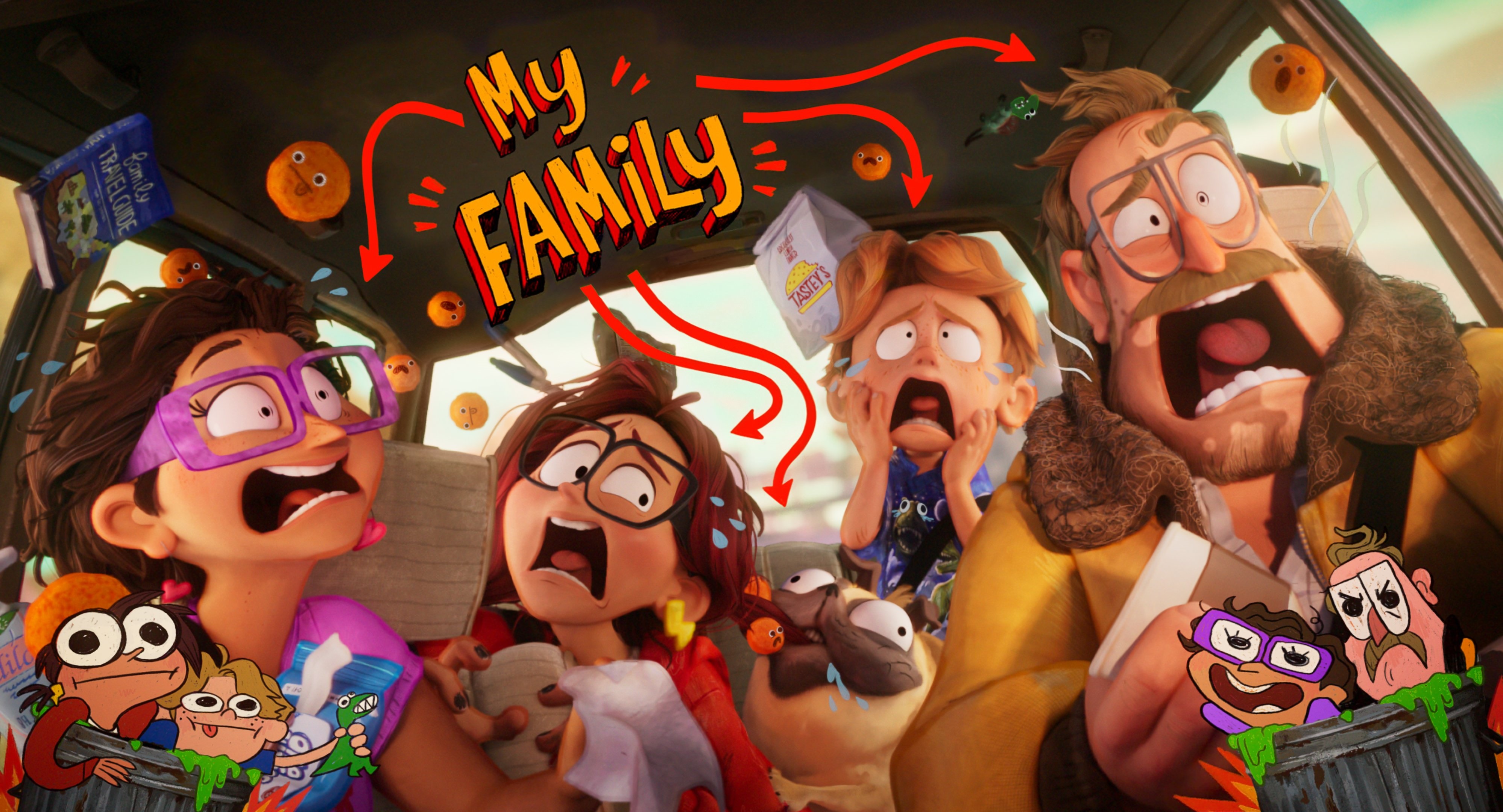The Mitchells Vs. The Machines 4K HD Wallpaper