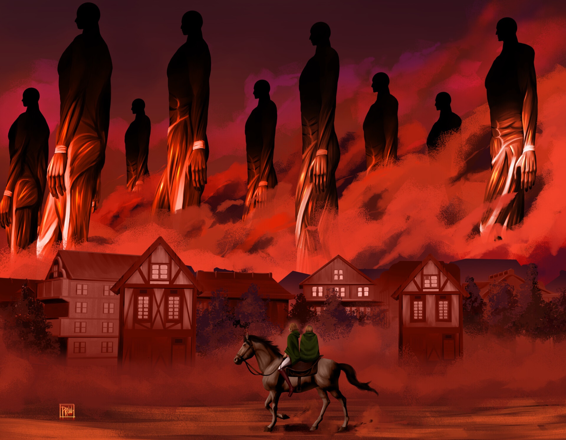 The Rumbling from Attack On Titan HD Wallpaper
