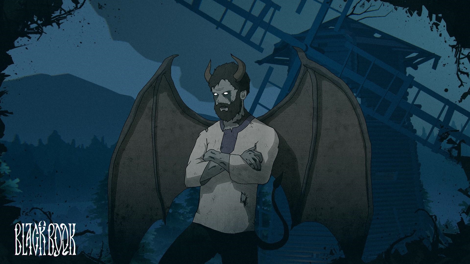 Demon with wings and horns from Black Book HD Wallpaper