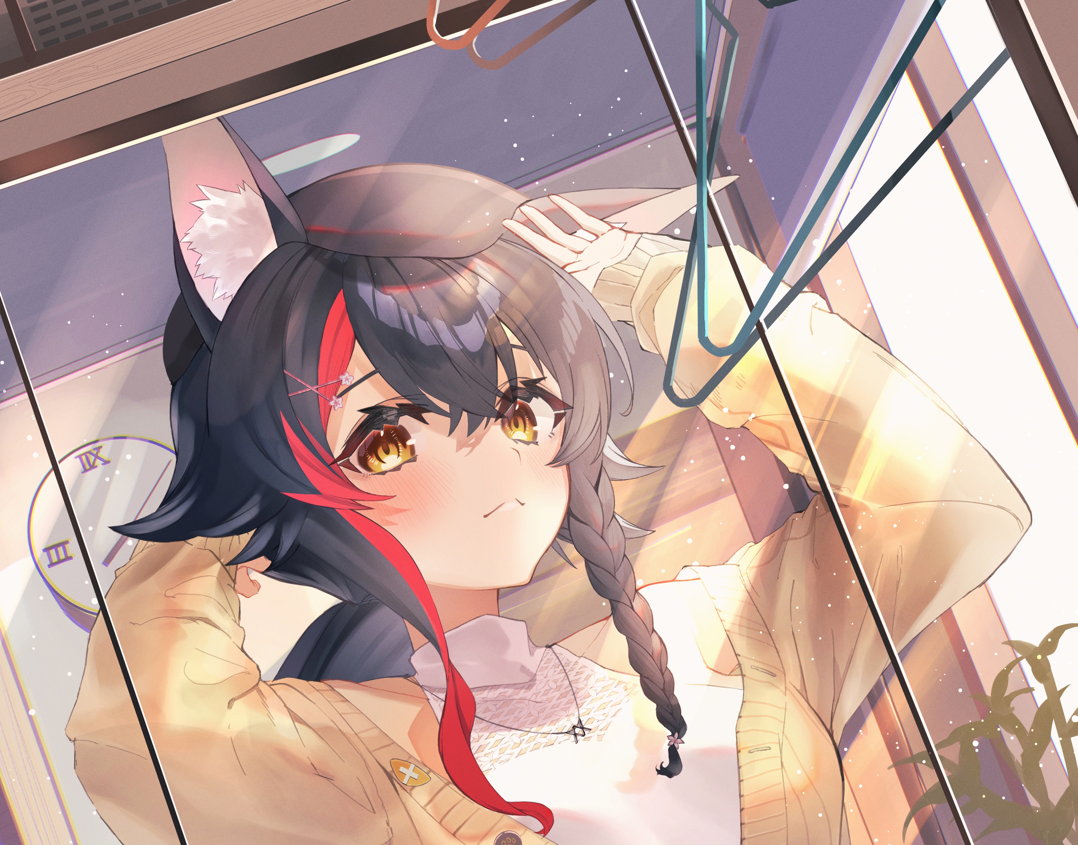 Ookami Mio from Hololive HD Wallpaper