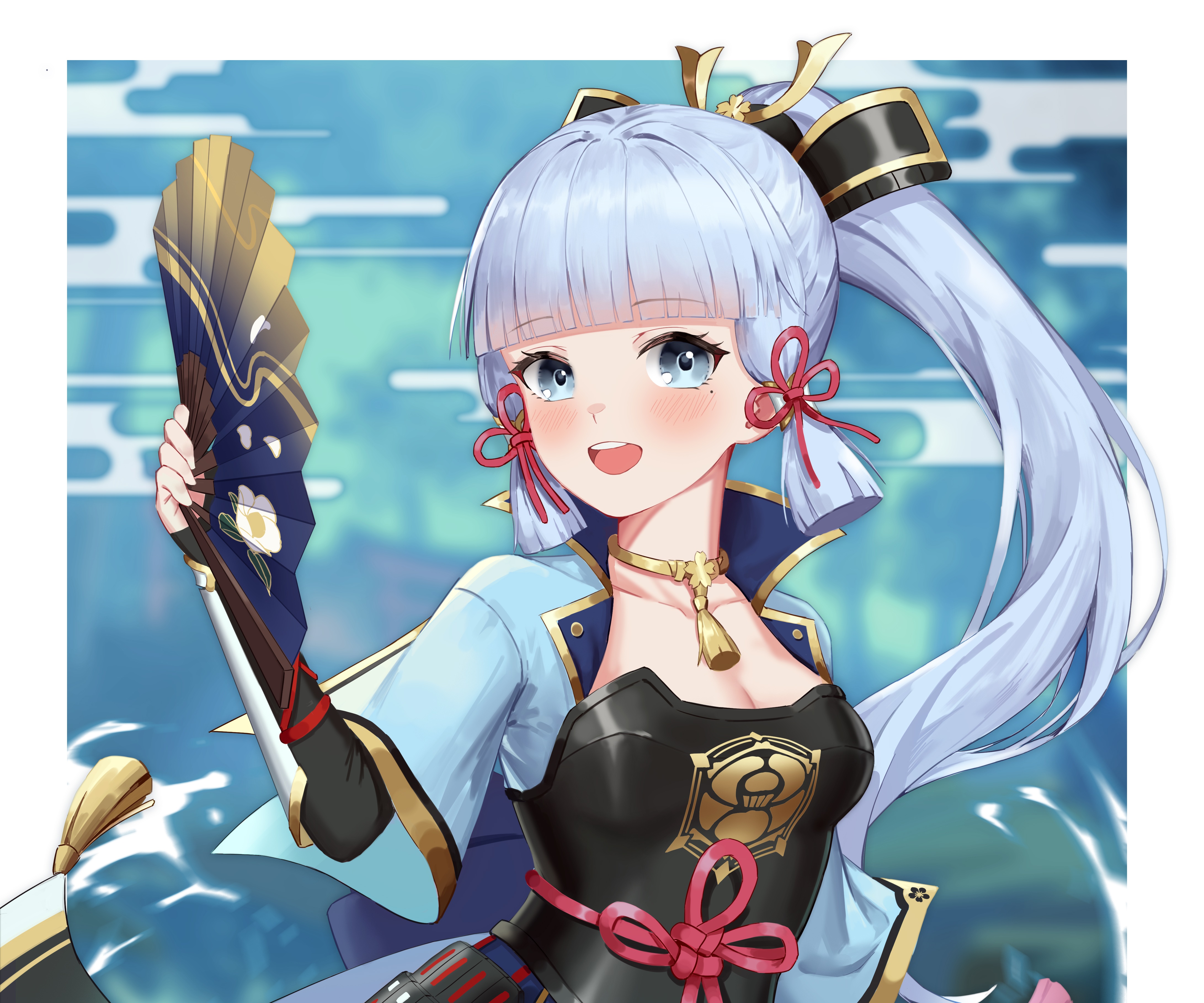 Kamisato Ayaka from Genshin Impact 4K HD Wallpaper