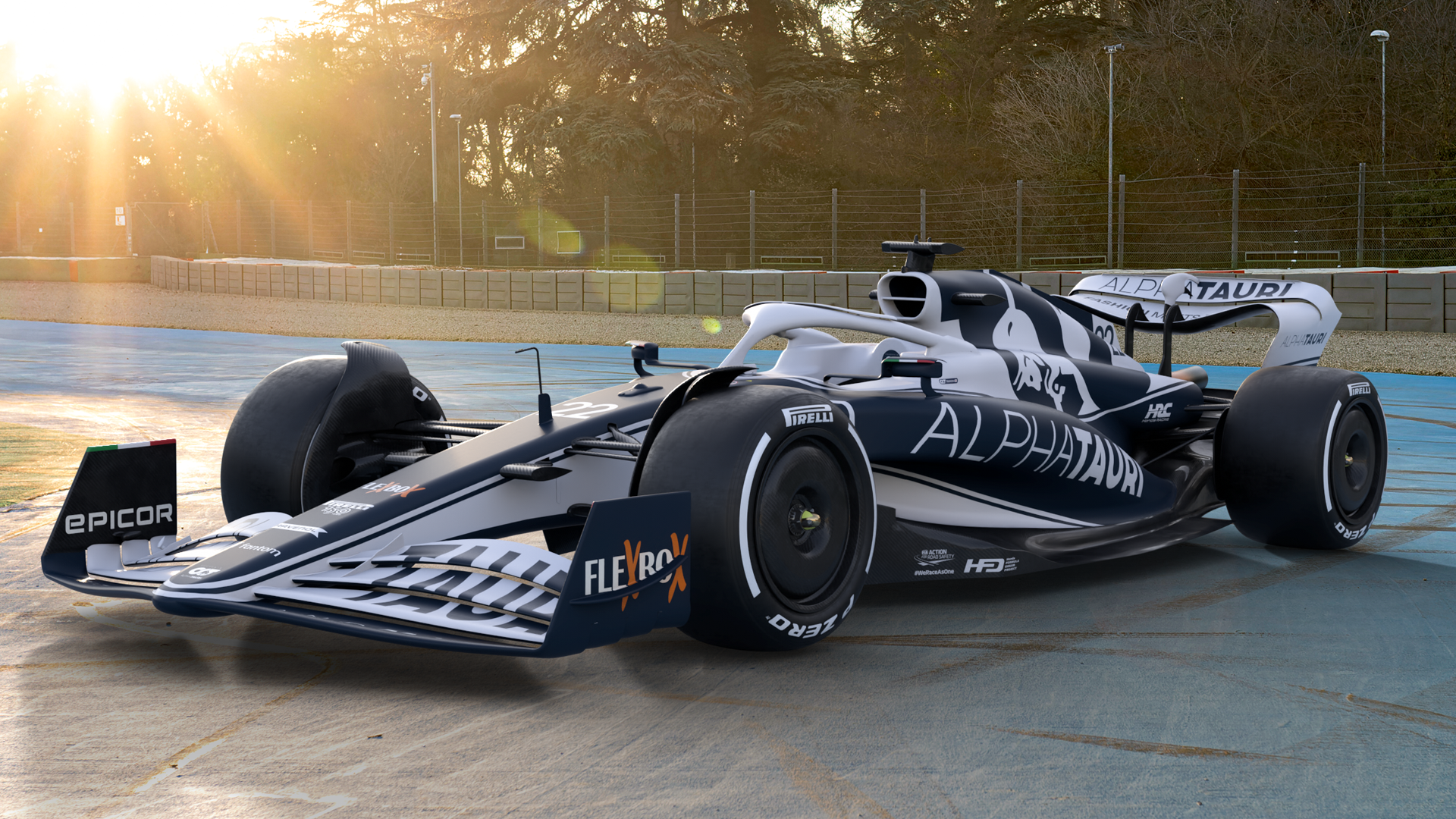 AlphaTauri Formula 1 Car HD Wallpaper