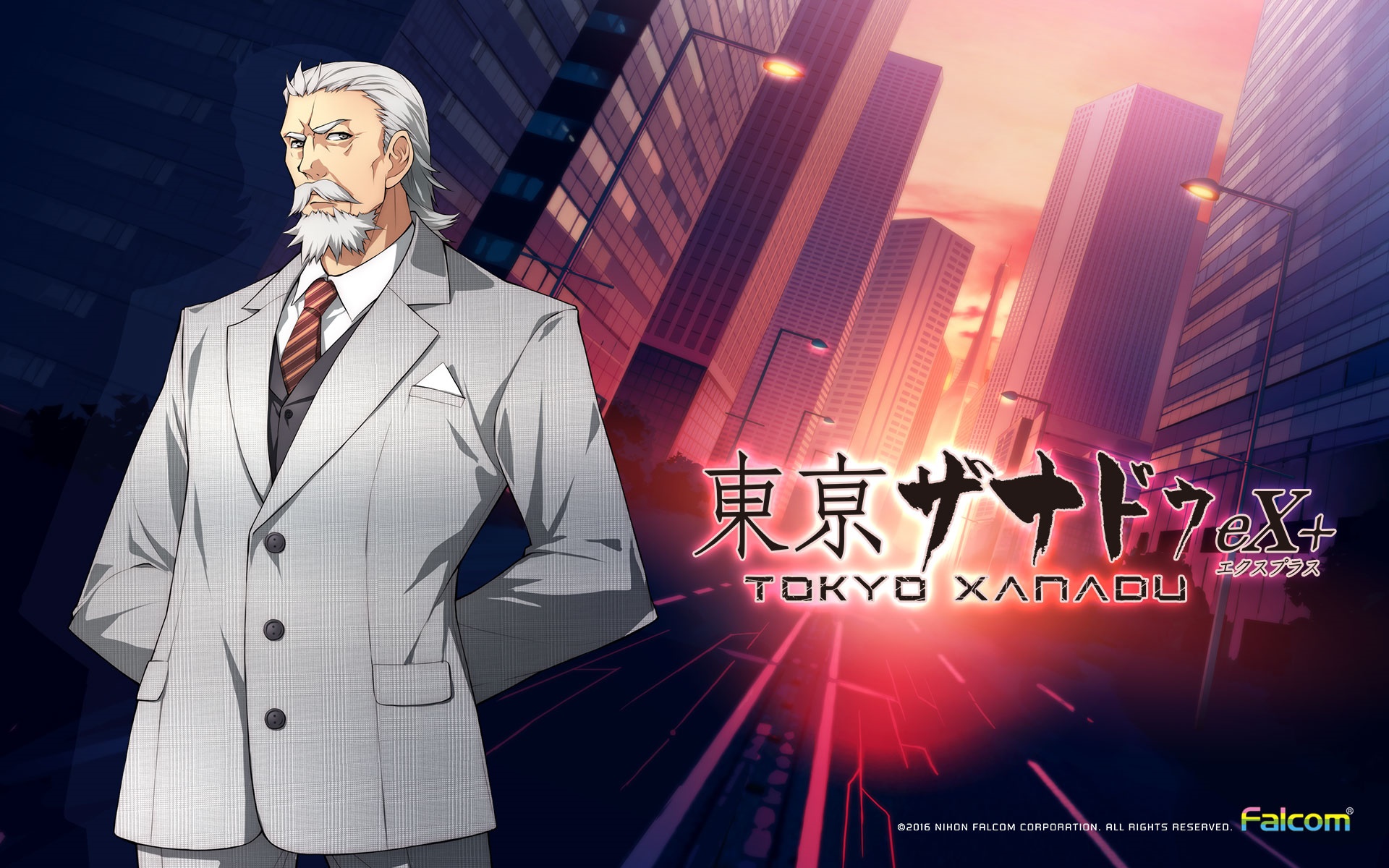 Tokyo Xanadu eX+ game art with man in suit HD Wallpaper