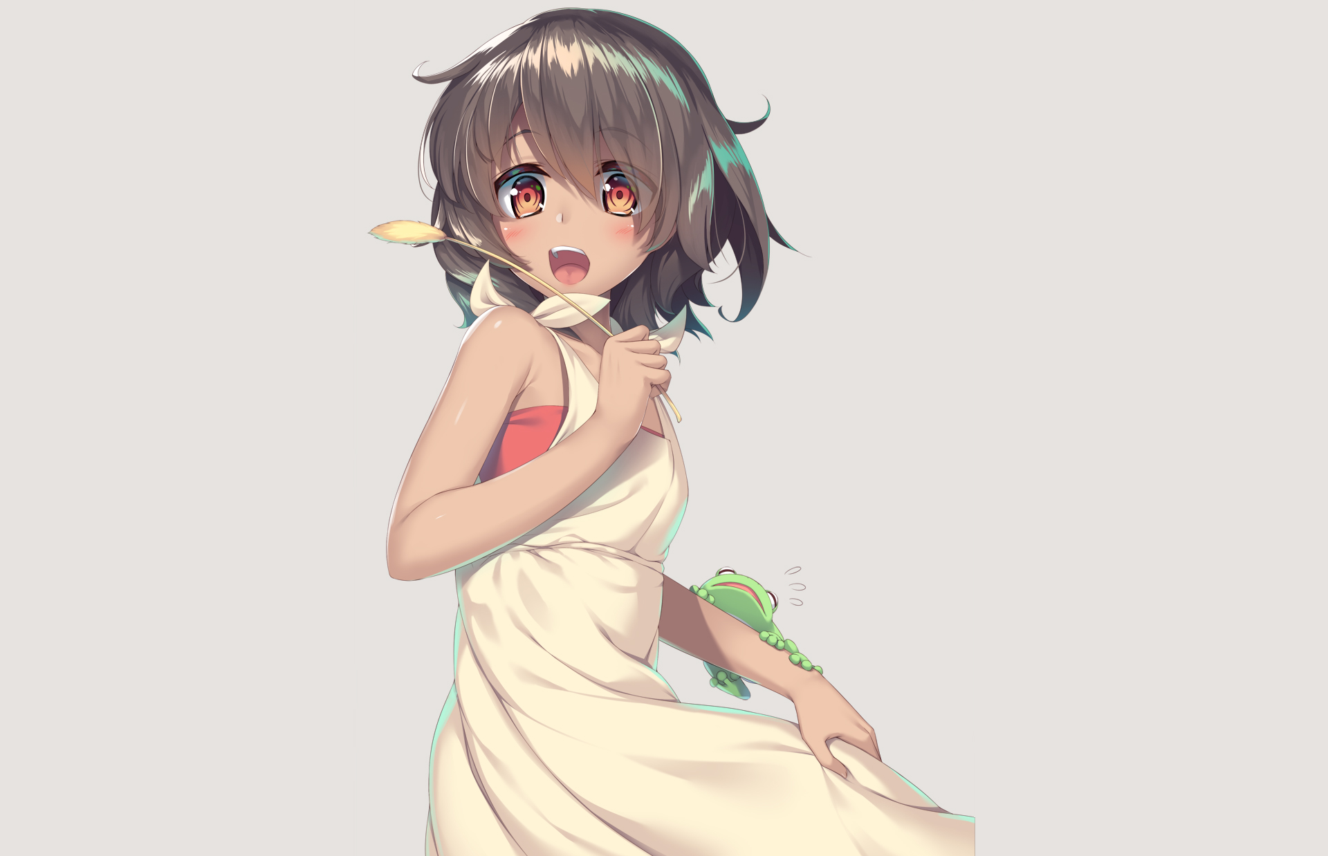 Girl with a frog from The Eccentric Family HD Wallpaper