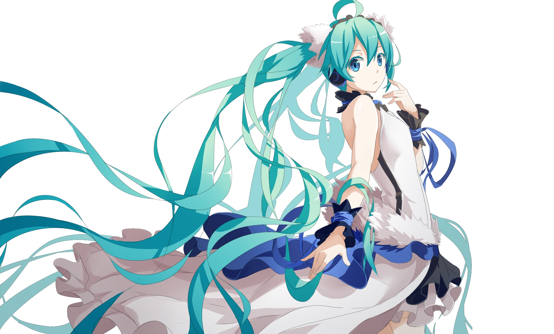 Hatsune Miku from Vocaloid HD Wallpaper