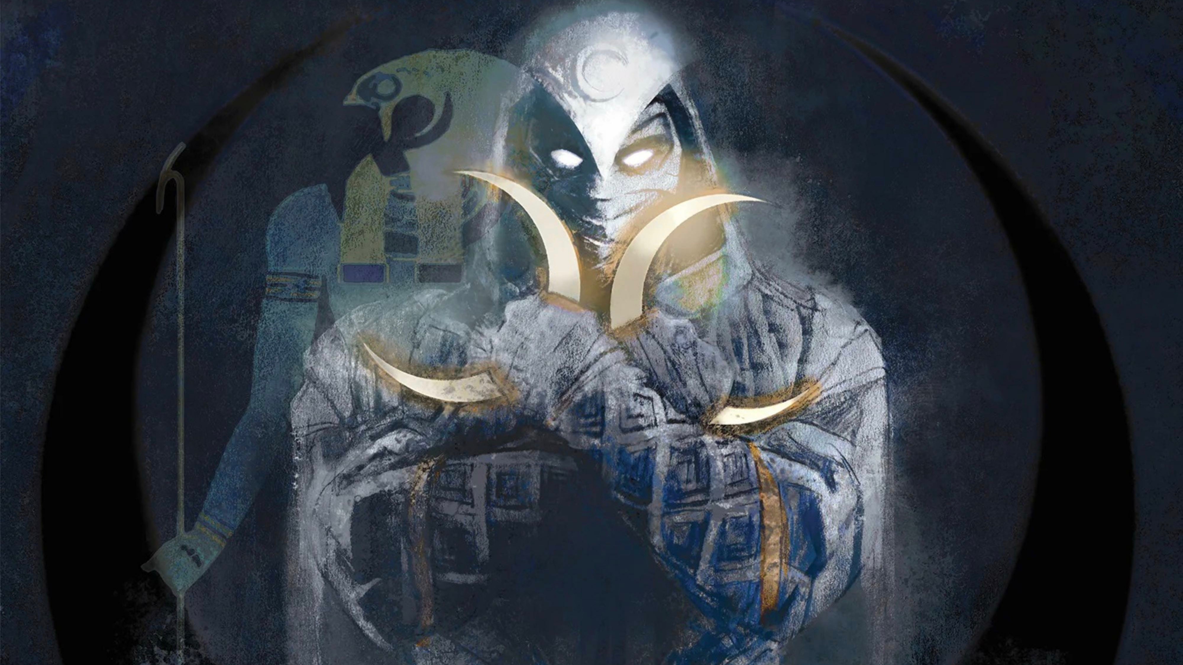Moon Knight from Marvel Comics 4K HD Wallpaper