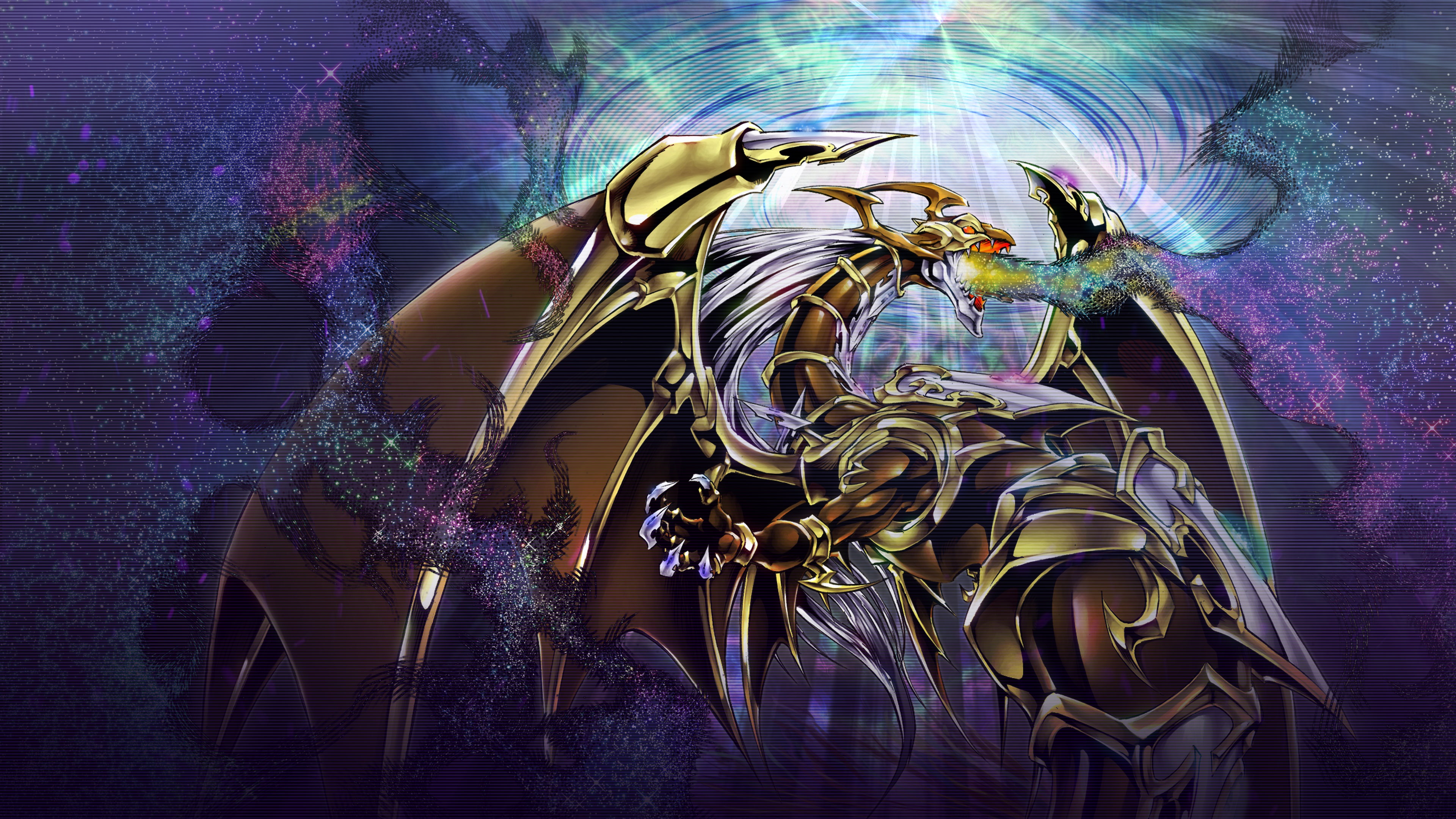 Slifer the Sky Dragon from Yu-Gi-Oh! Master Duel 4K HD Wallpaper