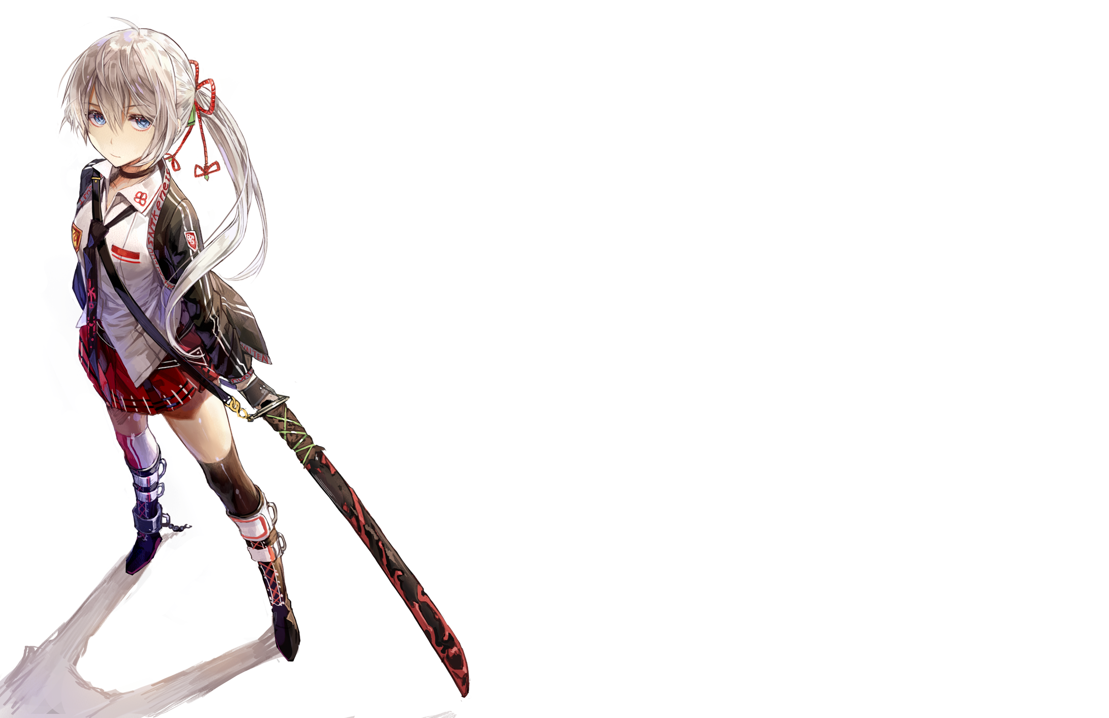 Girl with sword HD Wallpaper
