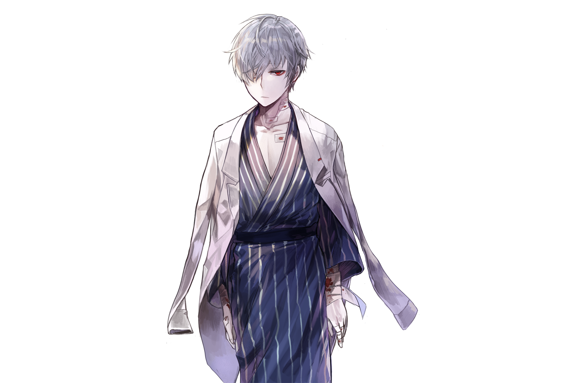 Tsurumaru Kuninaga from Touken Ranbu HD Wallpaper