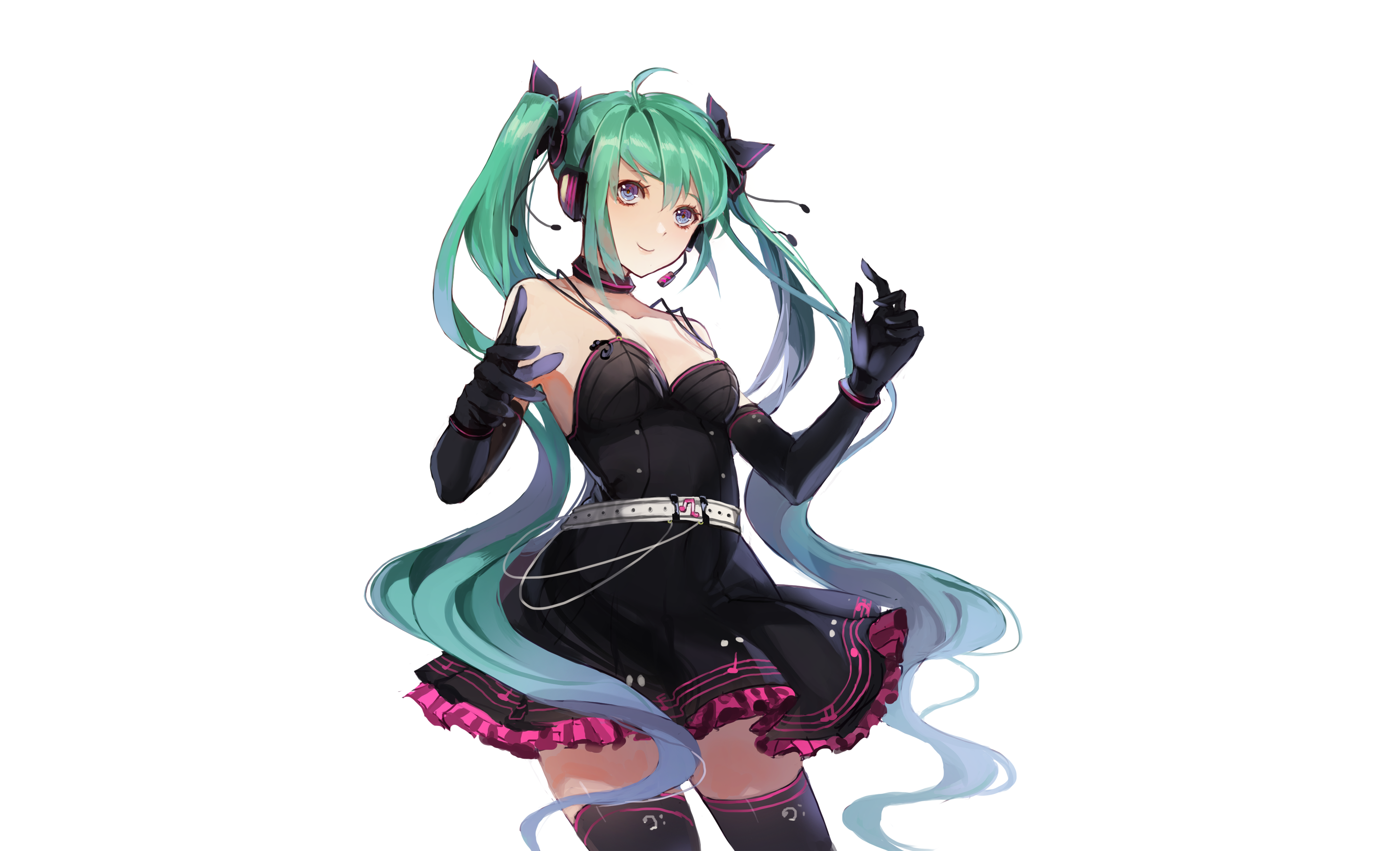Hatsune Miku from Vocaloid HD Wallpaper