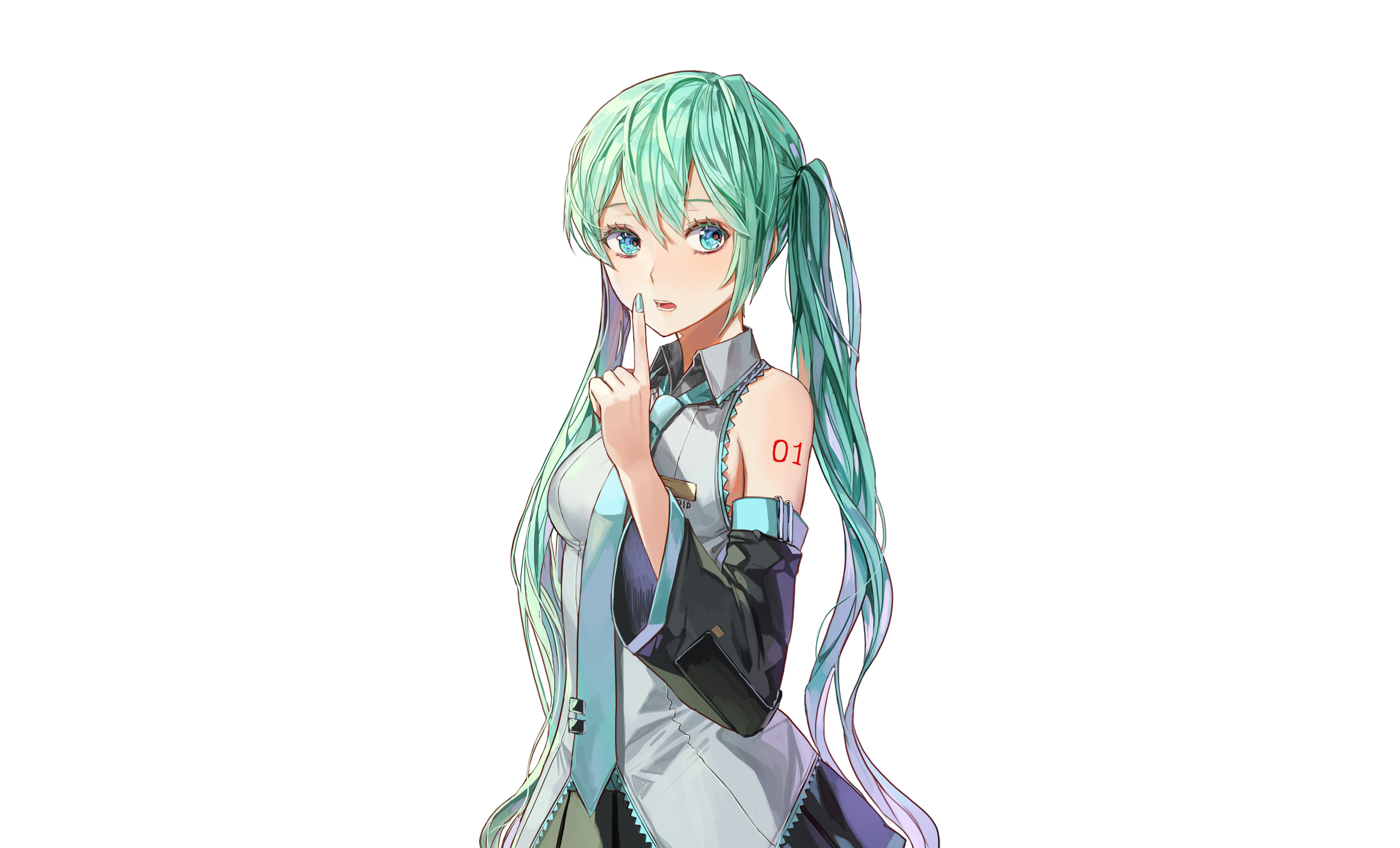 Hatsune Miku from Vocaloid HD Wallpaper