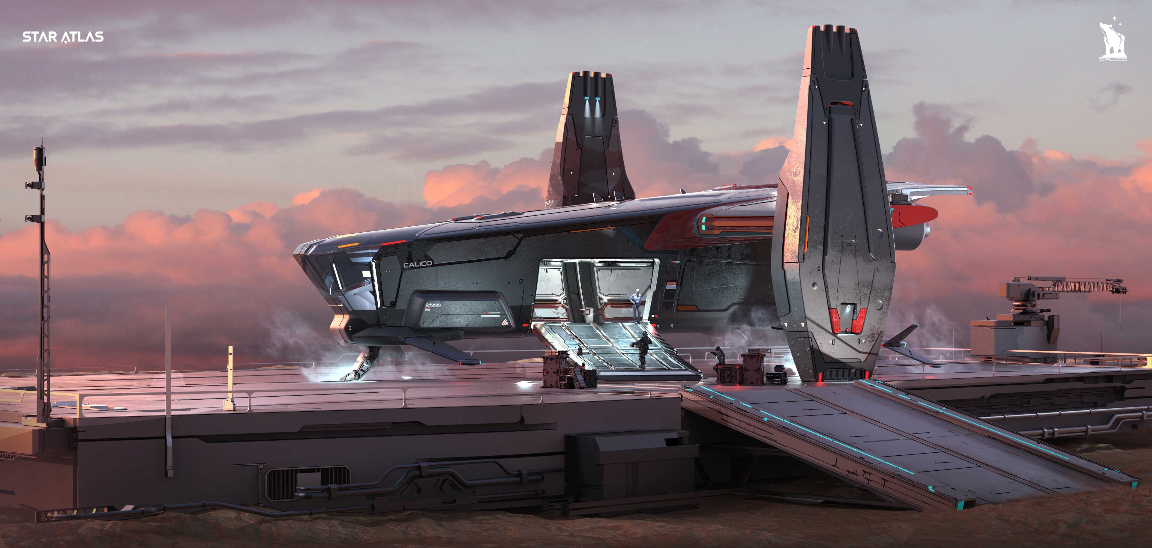 Calico Compact Hero from STAR ATLAS HD Wallpaper