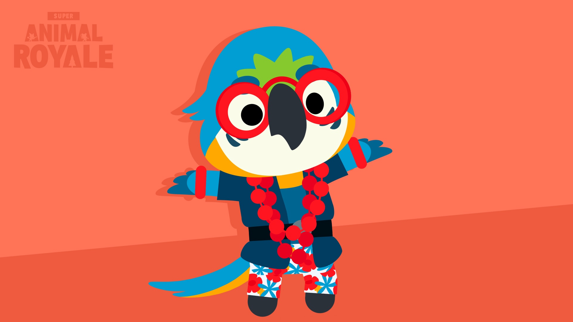 Ms. Macawsome from Super Animal Royale HD Wallpaper