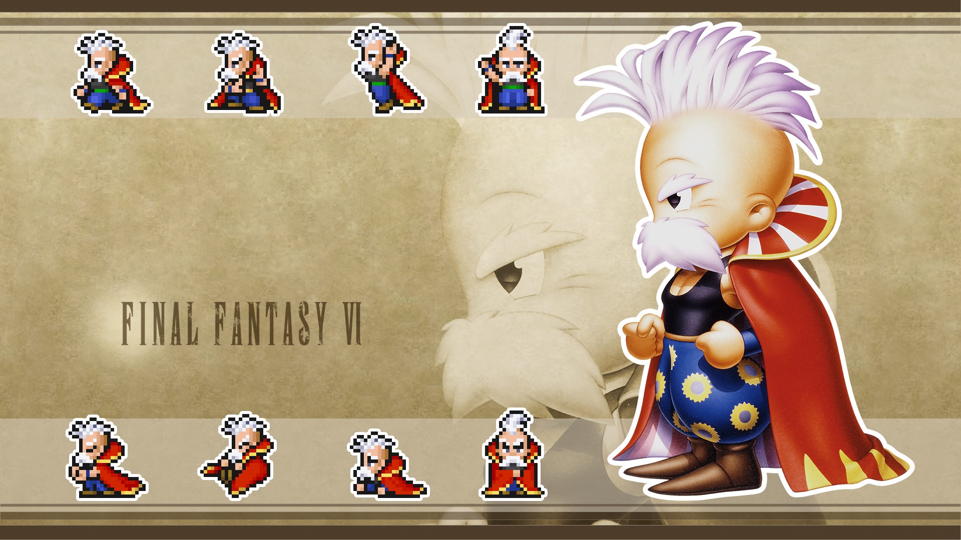 Strago Magus from Final Fantasy VI HD Wallpaper