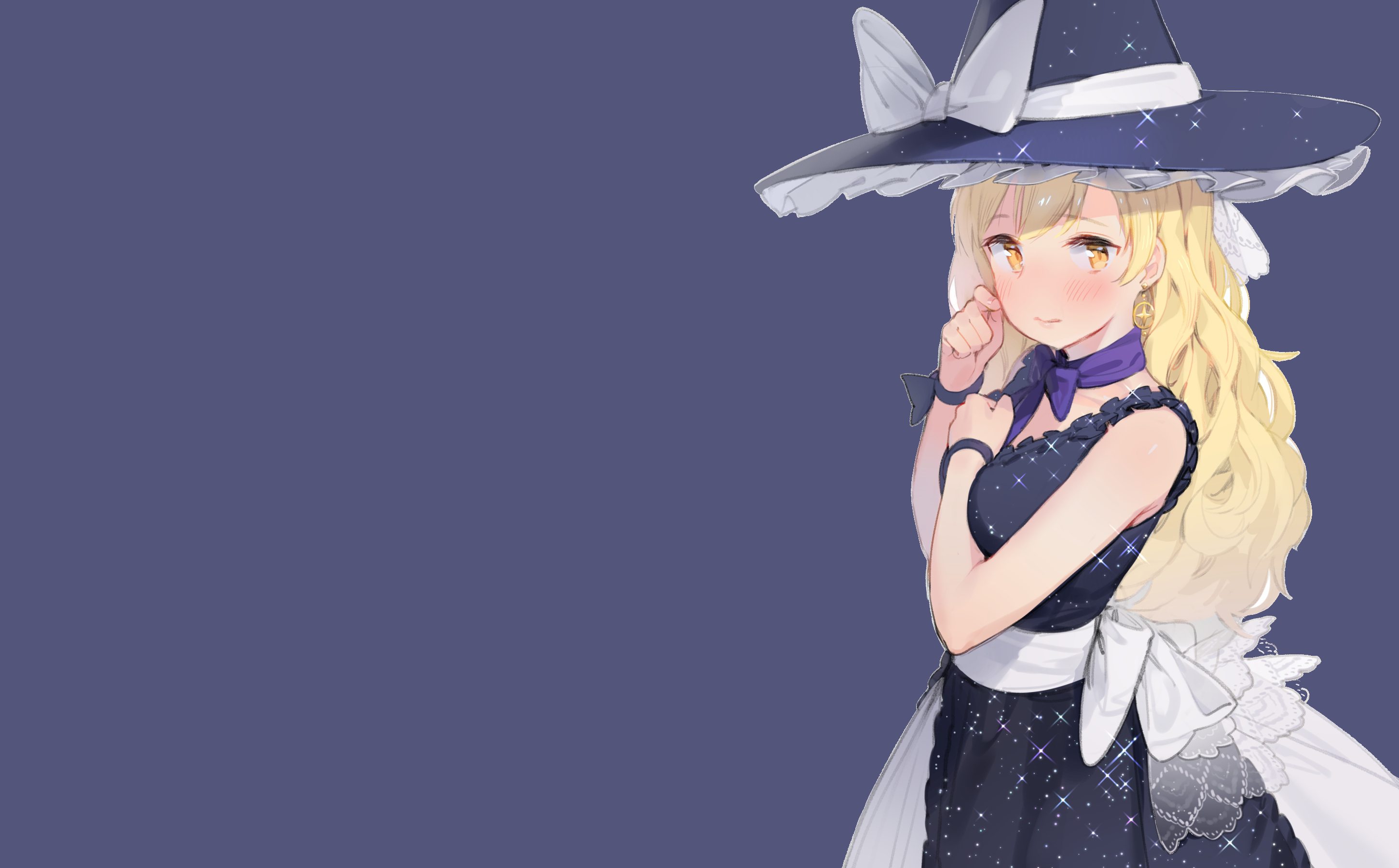 Marisa Kirisame from Touhou HD Wallpaper