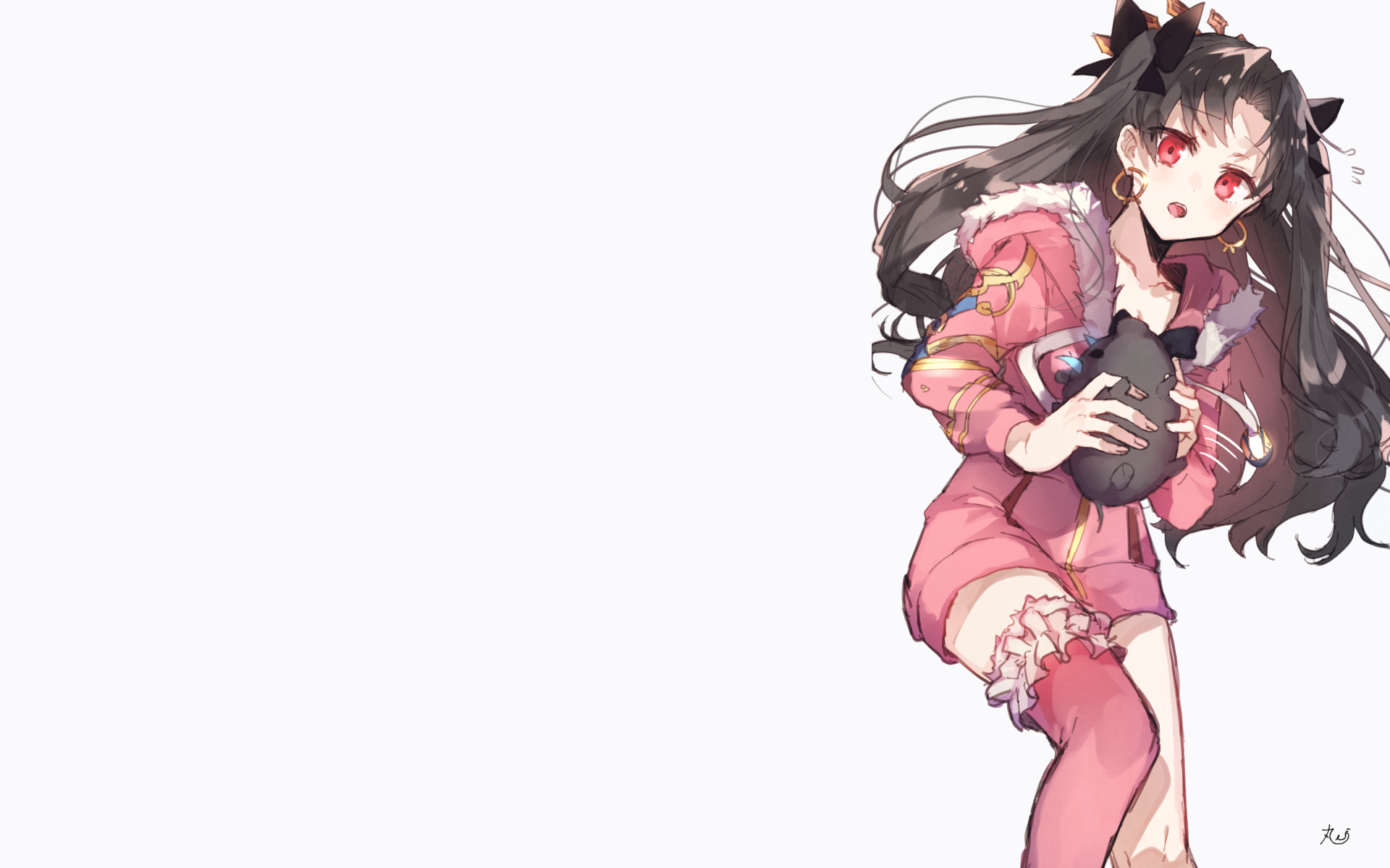 Rin Tohsaka from Fate/Stay Night: Unlimited Blade Works HD Wallpaper