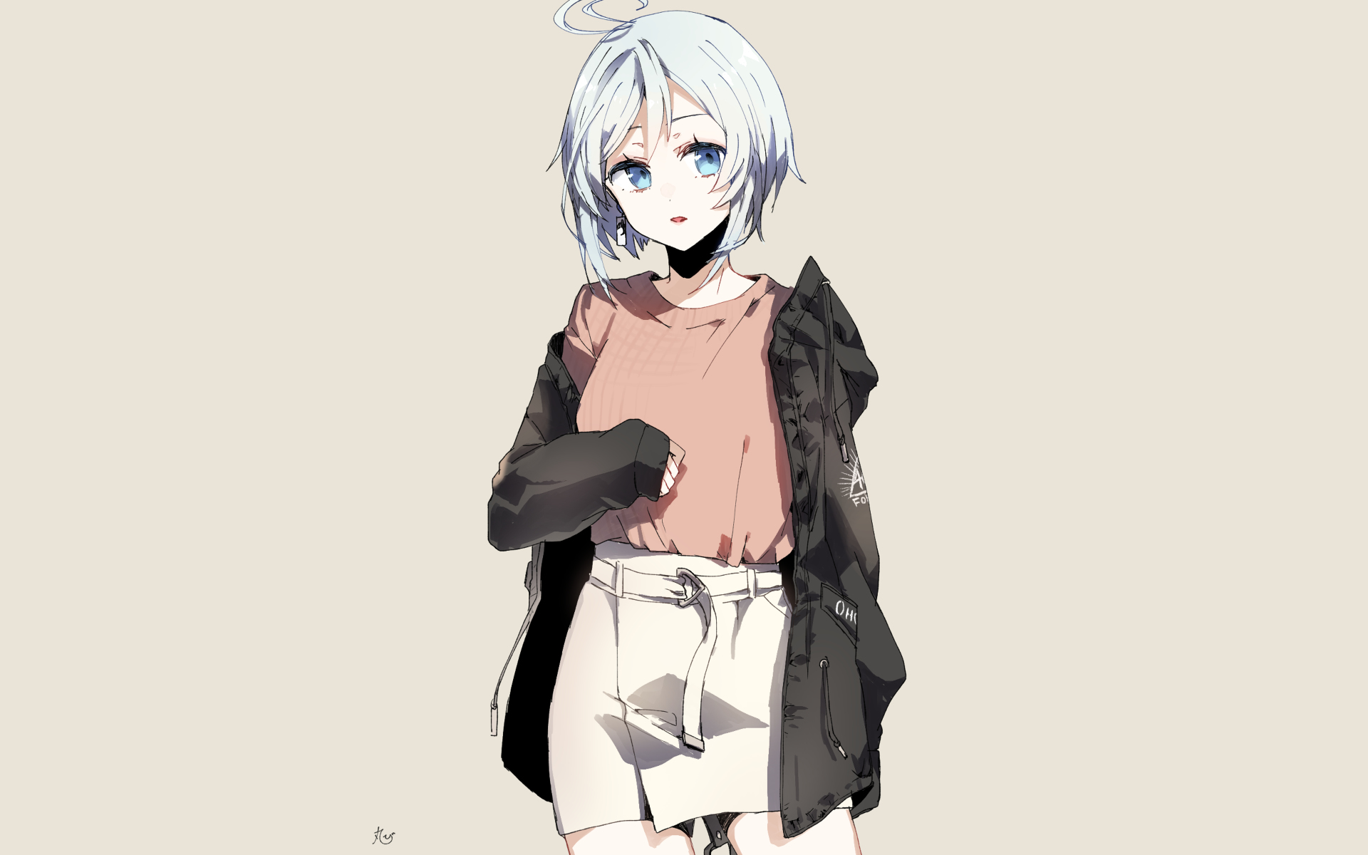 Dennou Shojo Siro Virtual Youtuber HD Wallpaper