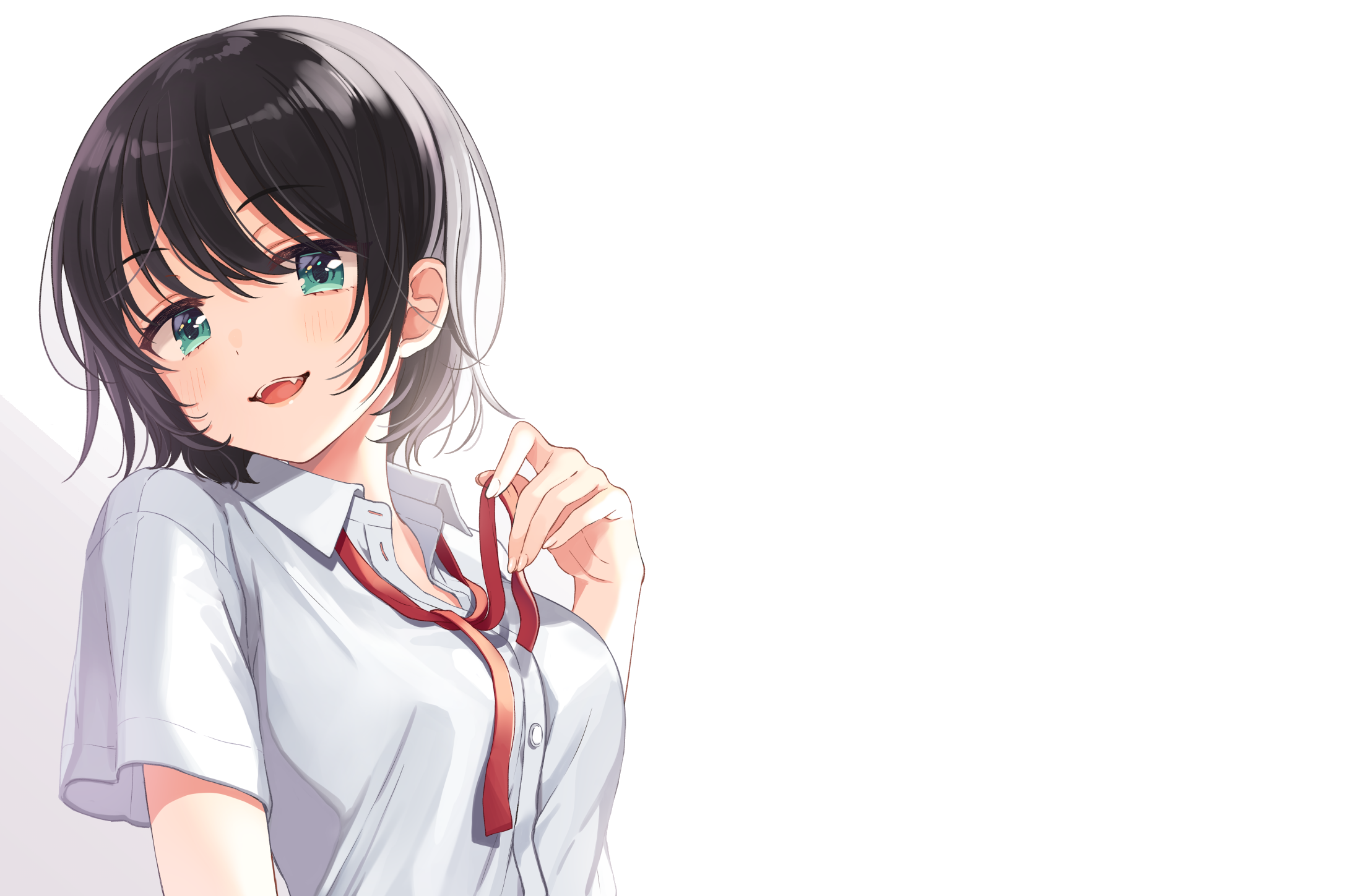 Girl in School Uniform HD Wallpaper