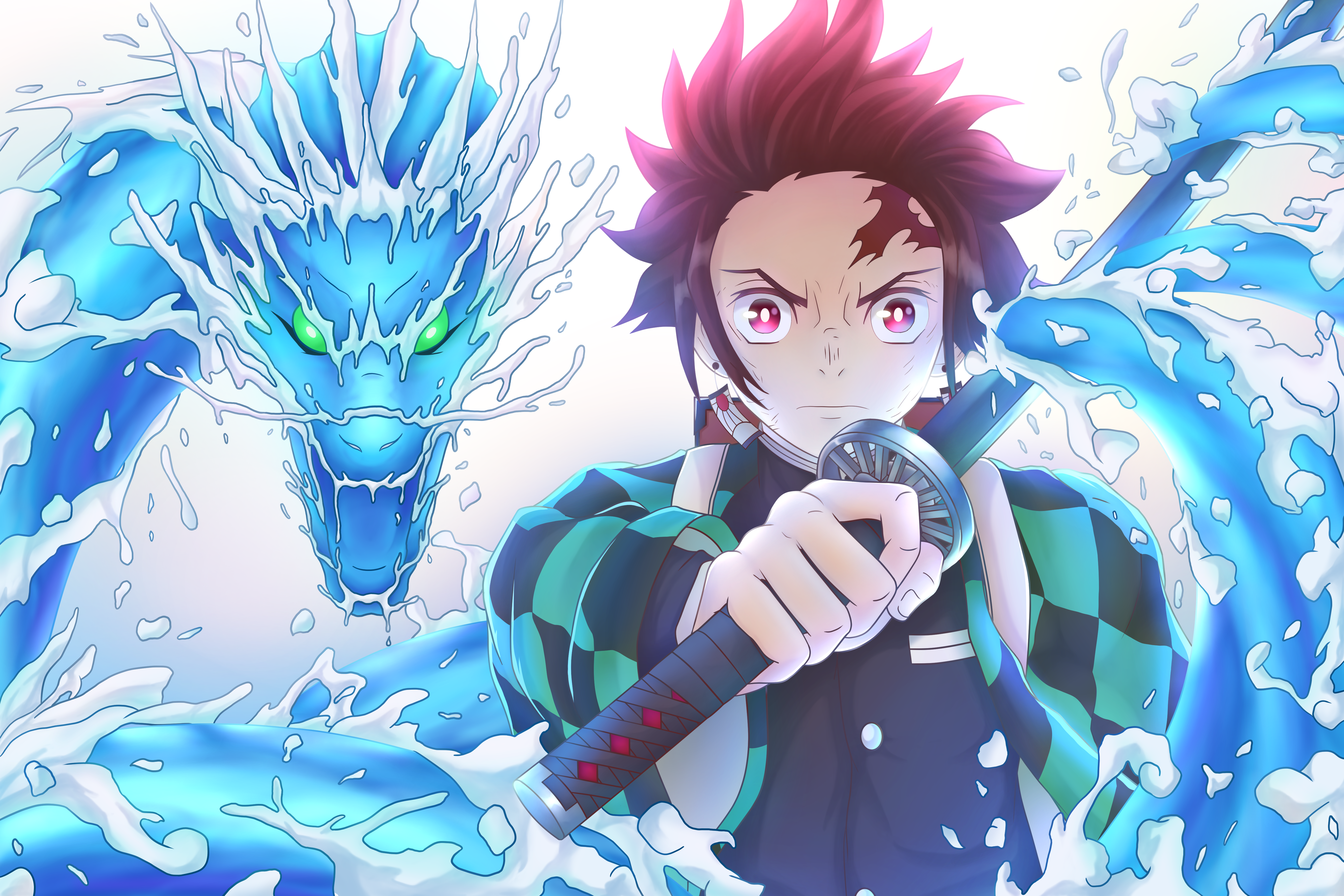Tanjiro Kamado from Demon Slayer: Kimetsu No Yaiba 4K HD Wallpaper