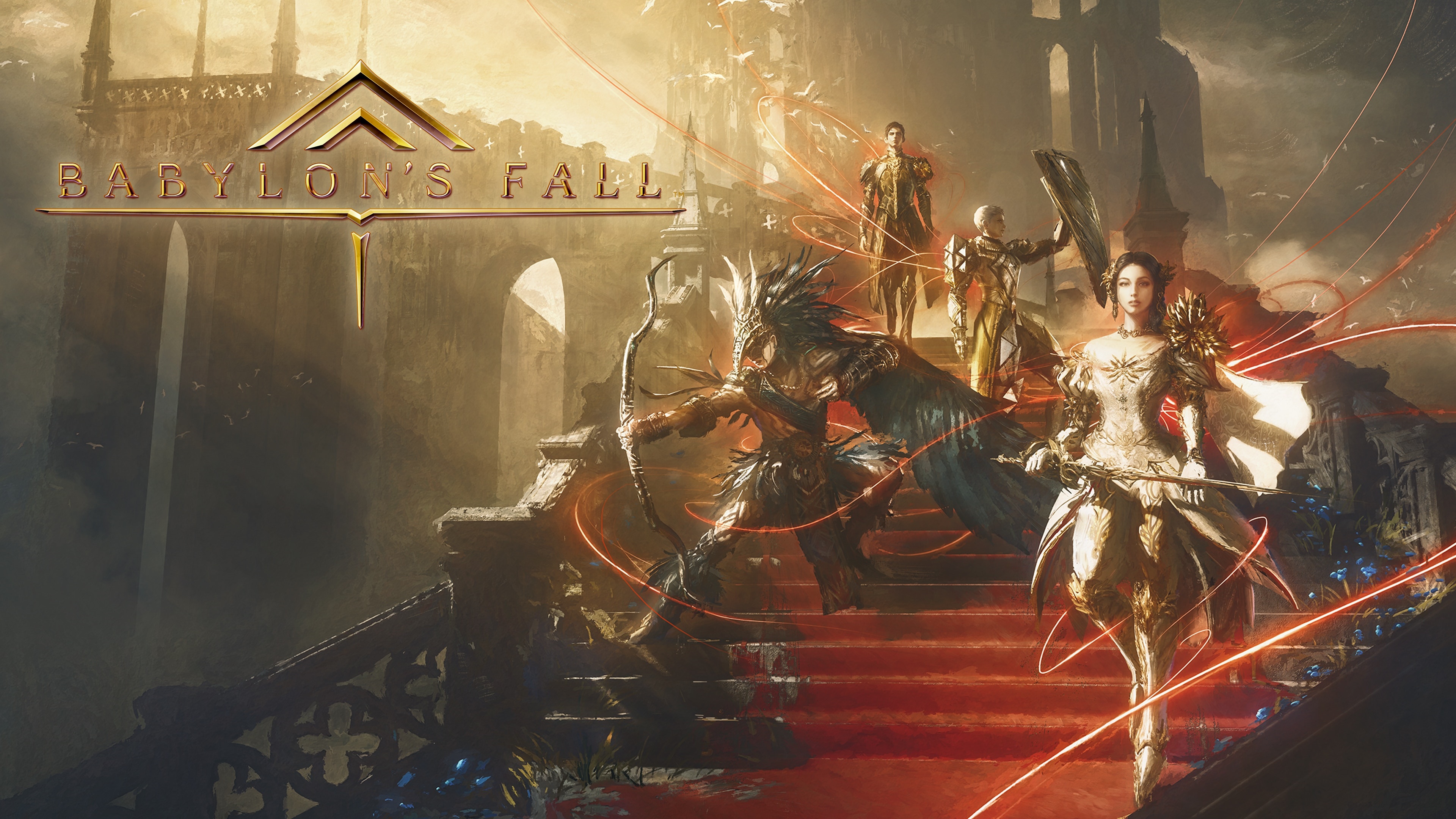 Babylon's Fall 4K HD Wallpaper