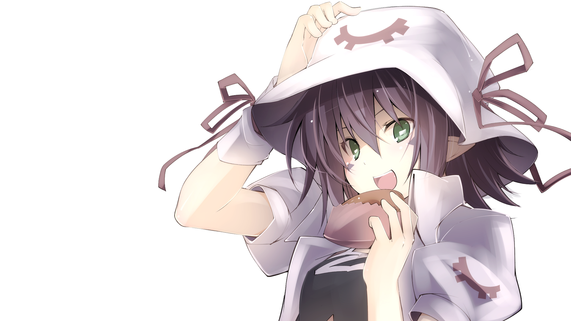 Merry from Yumekui Merry eating a pastry HD Wallpaper