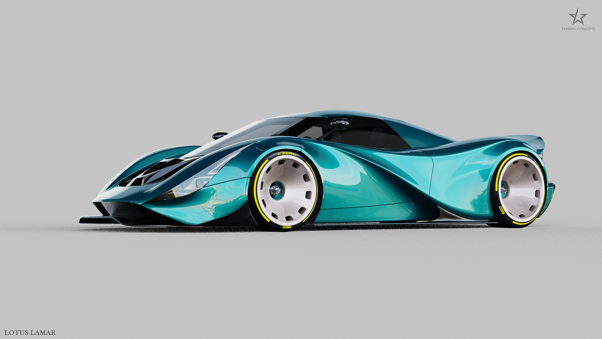 Lotus Lamar concept car HD Wallpaper