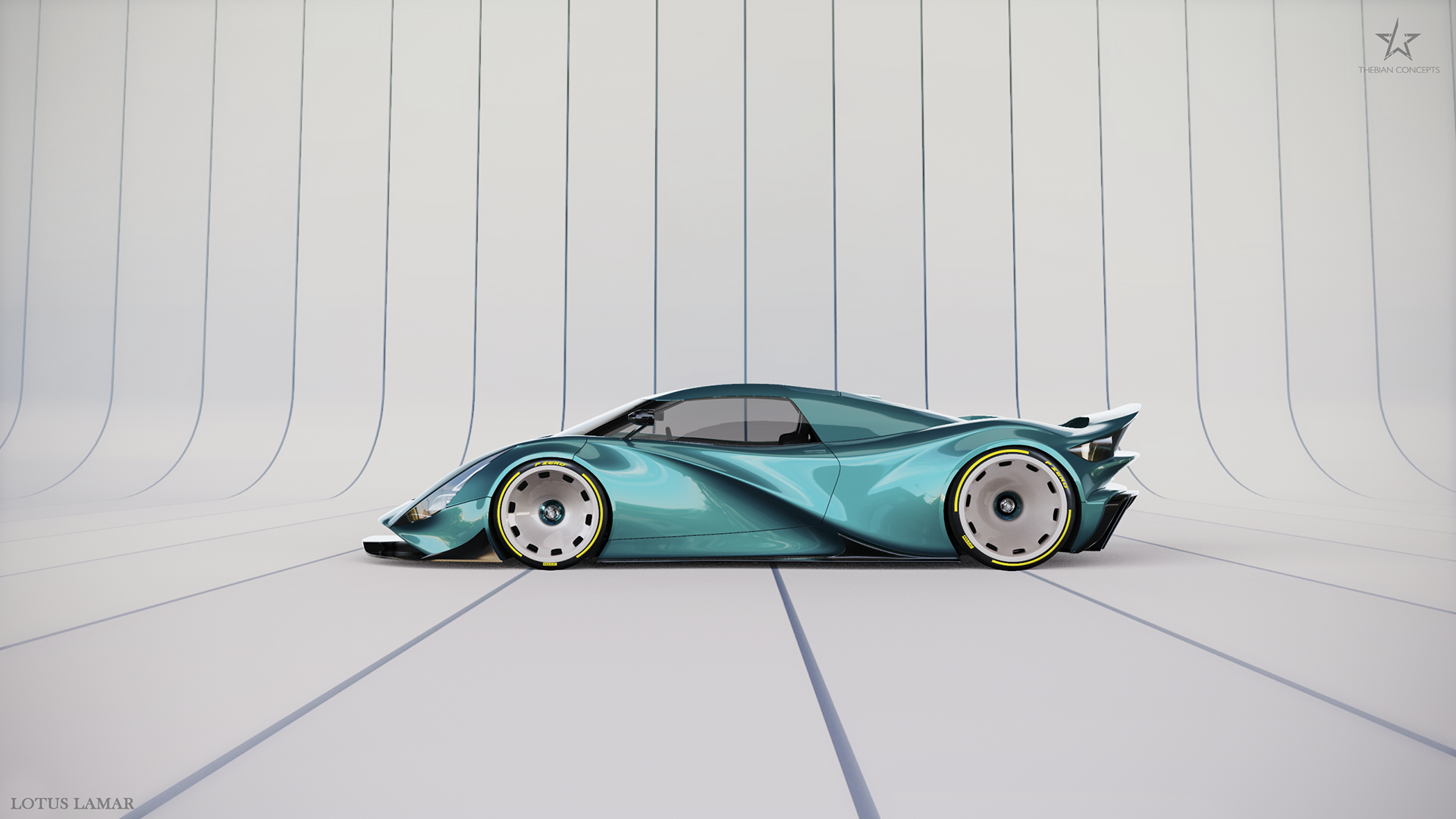 Lotus Lamar concept car HD Wallpaper