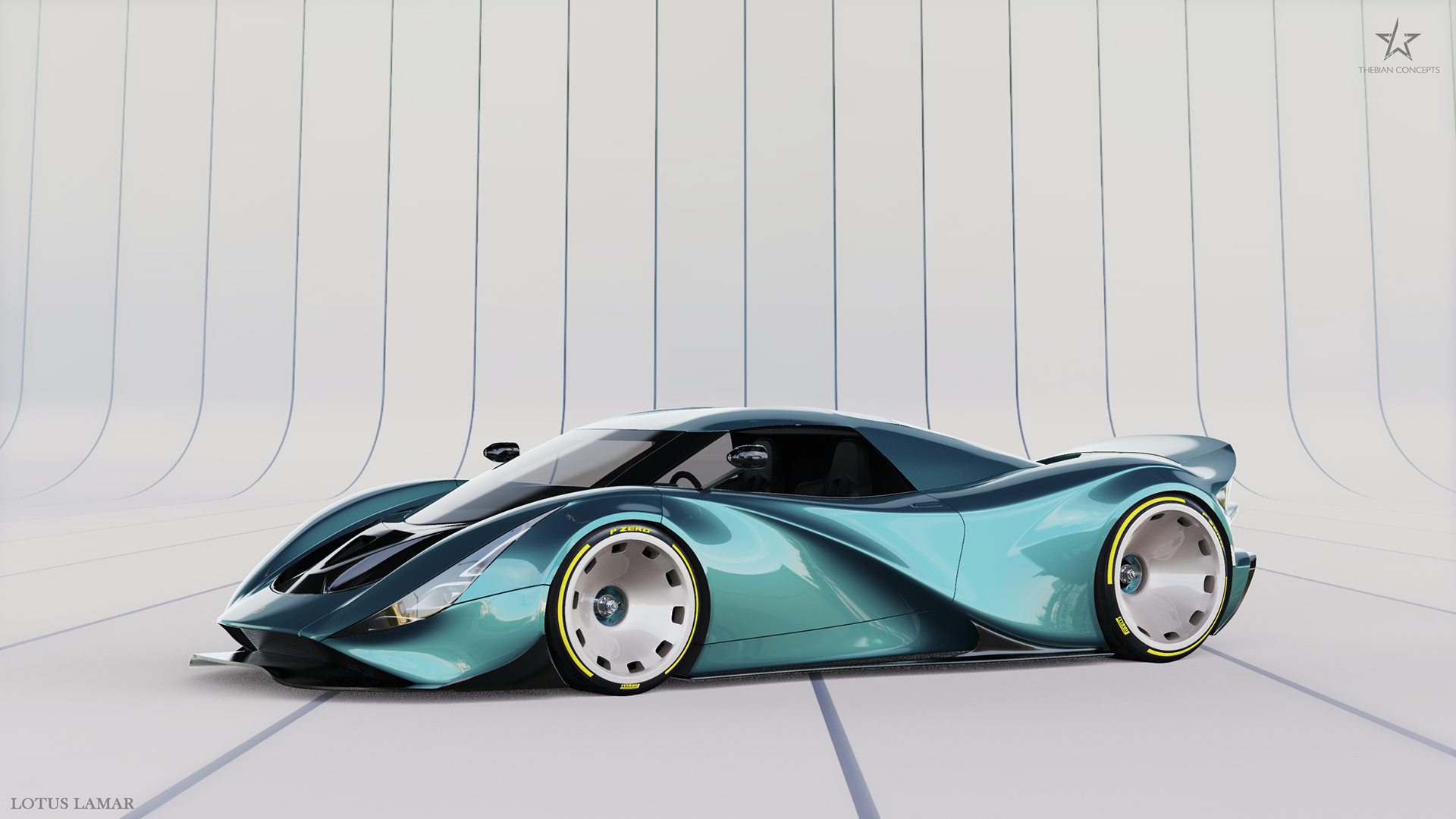 Lotus Lamar concept car HD Wallpaper