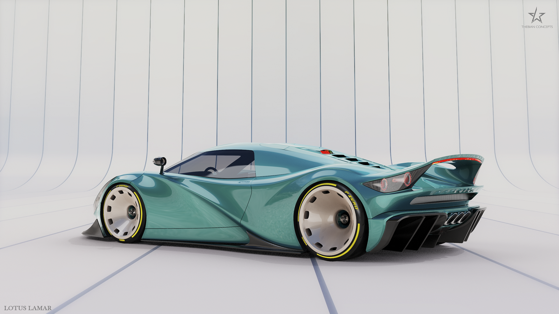 Lotus Lamar concept car HD Wallpaper