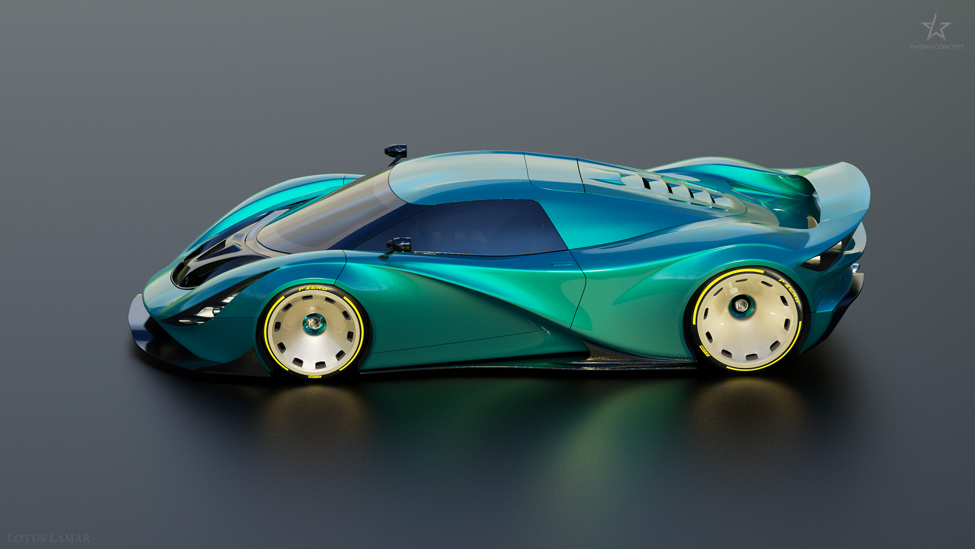 Lotus Lamar concept car HD Wallpaper