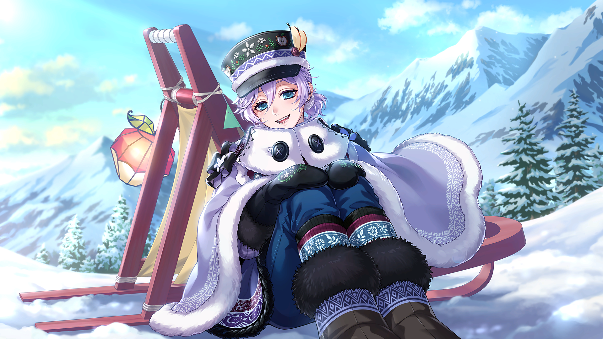 Epel Felmier from Twisted Wonderland in winter attire HD Wallpaper