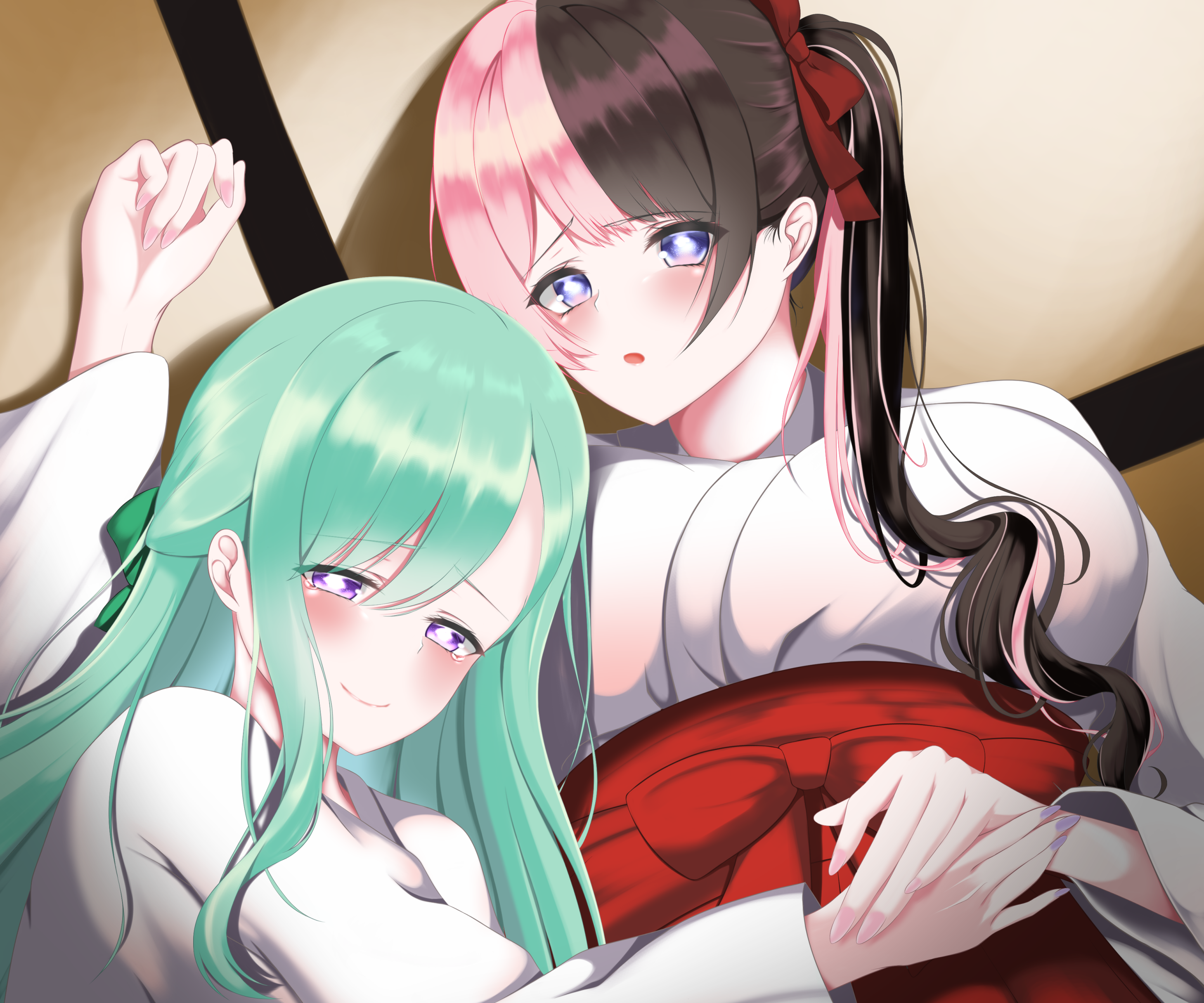 Hinano Tachibana and Yakumo Beni from VSPO! HD Wallpaper