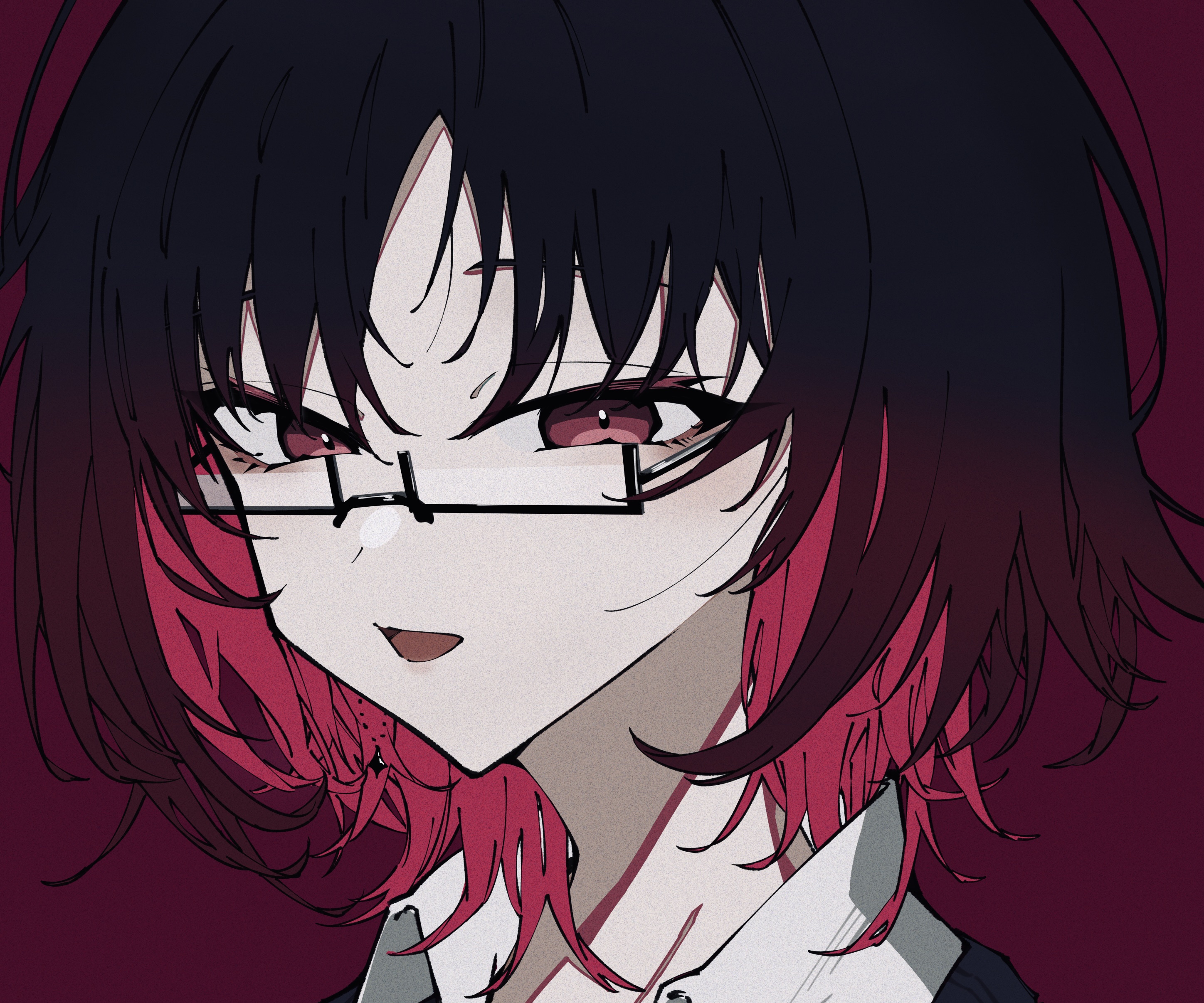 Kisaragi Ren from VSPO! wearing glasses HD Wallpaper