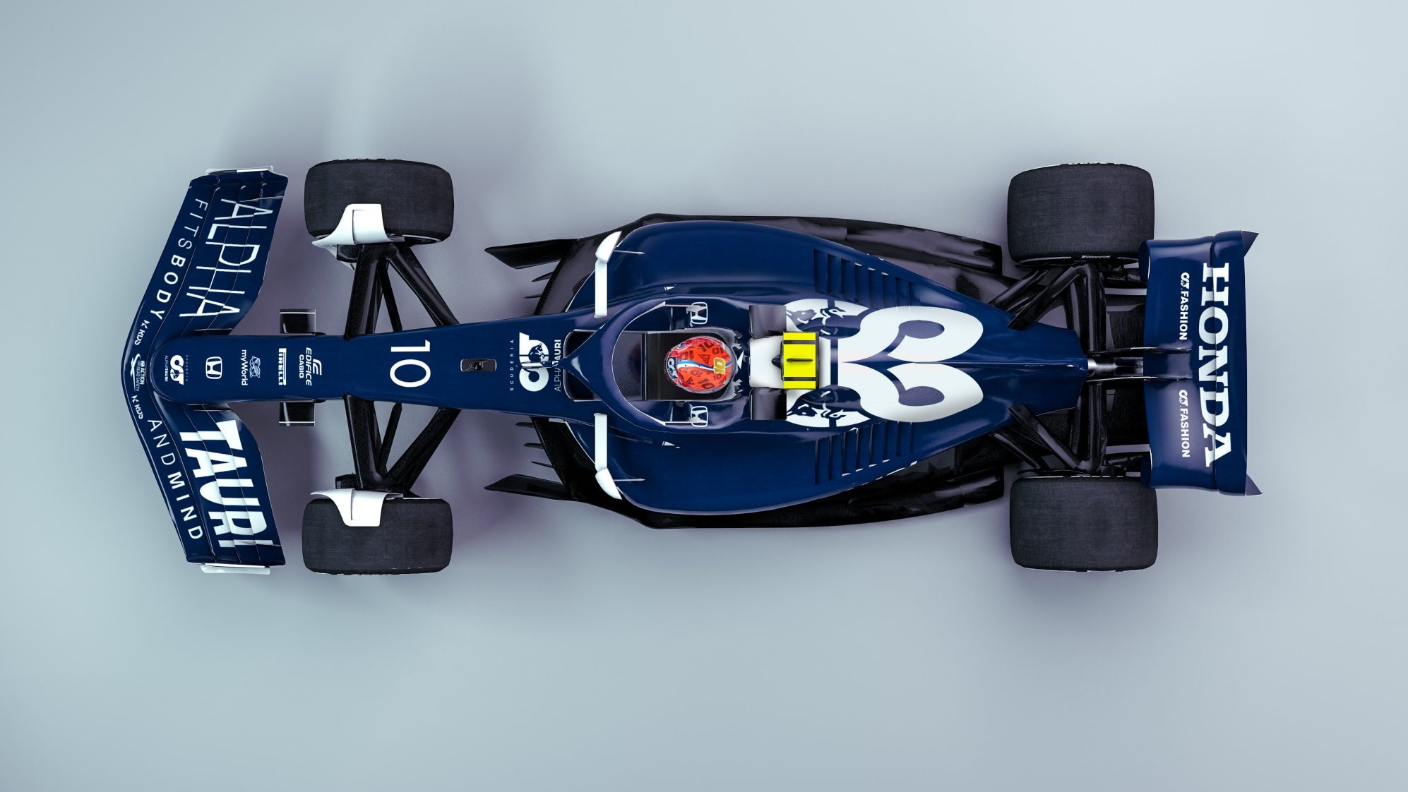 Scuderia AlphaTauri AT03 Formula 1 Race Car HD Wallpaper