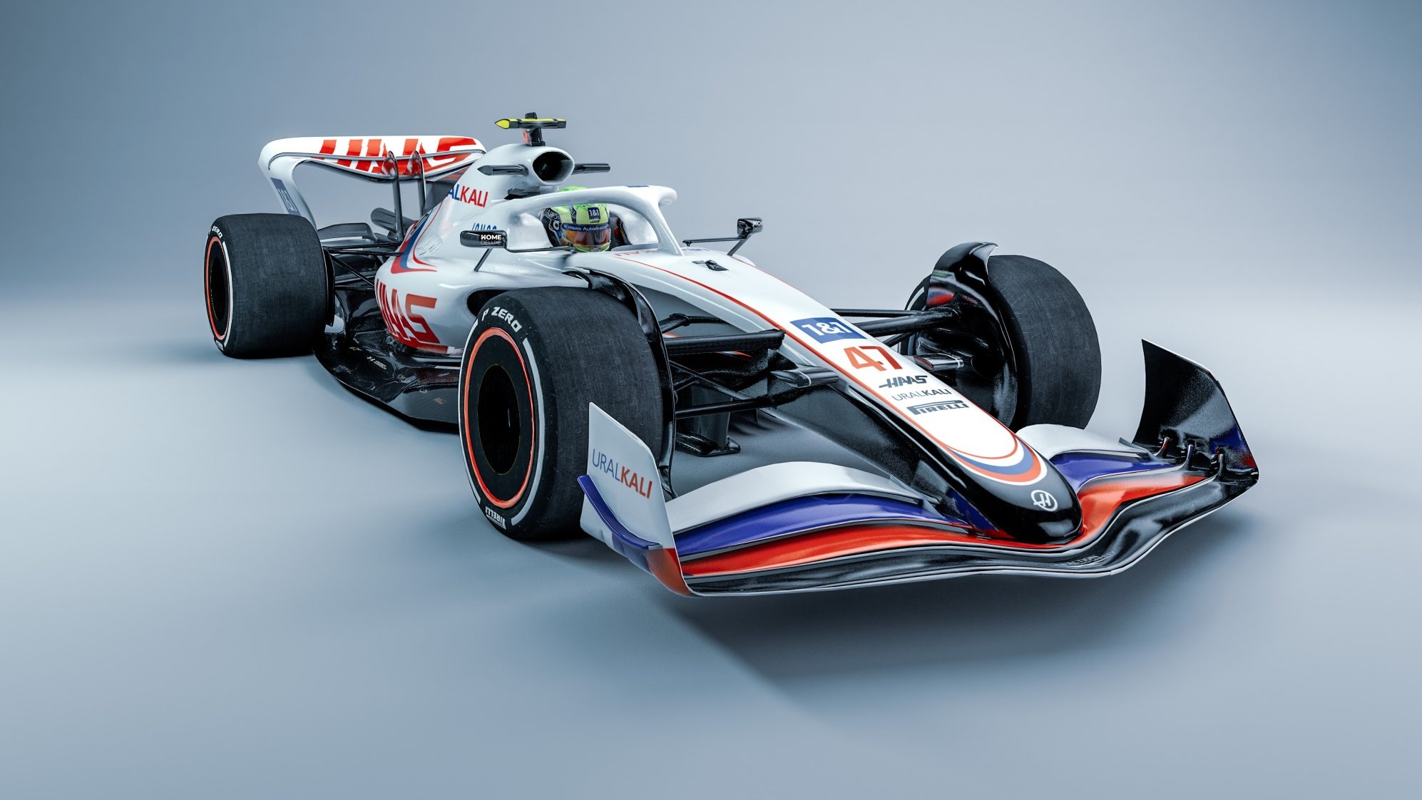 Haas F1 Team 2022 Formula 1 Race Car HD Wallpaper