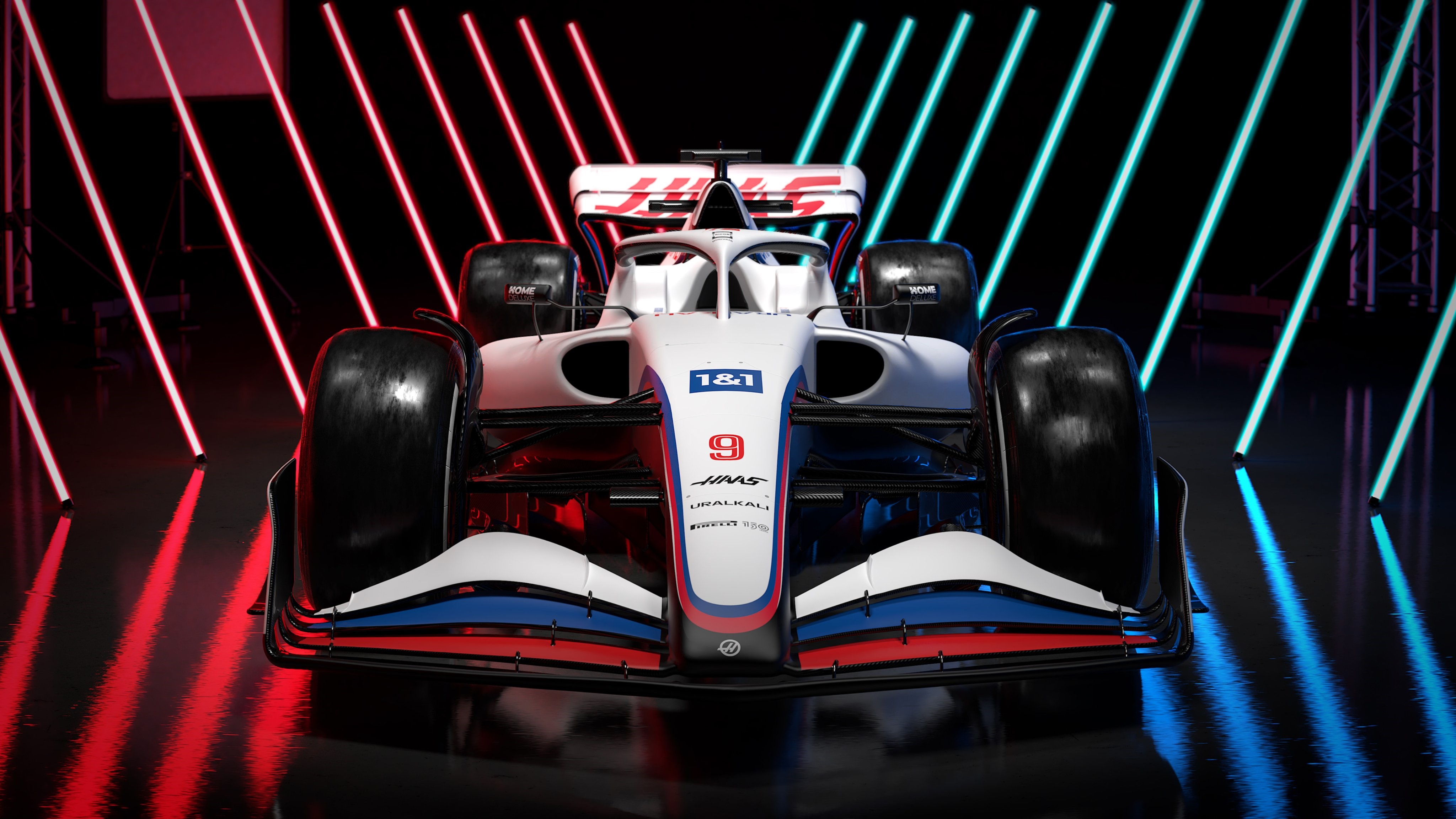 Haas F1 Team 2022 Formula 1 Race Car HD Wallpaper