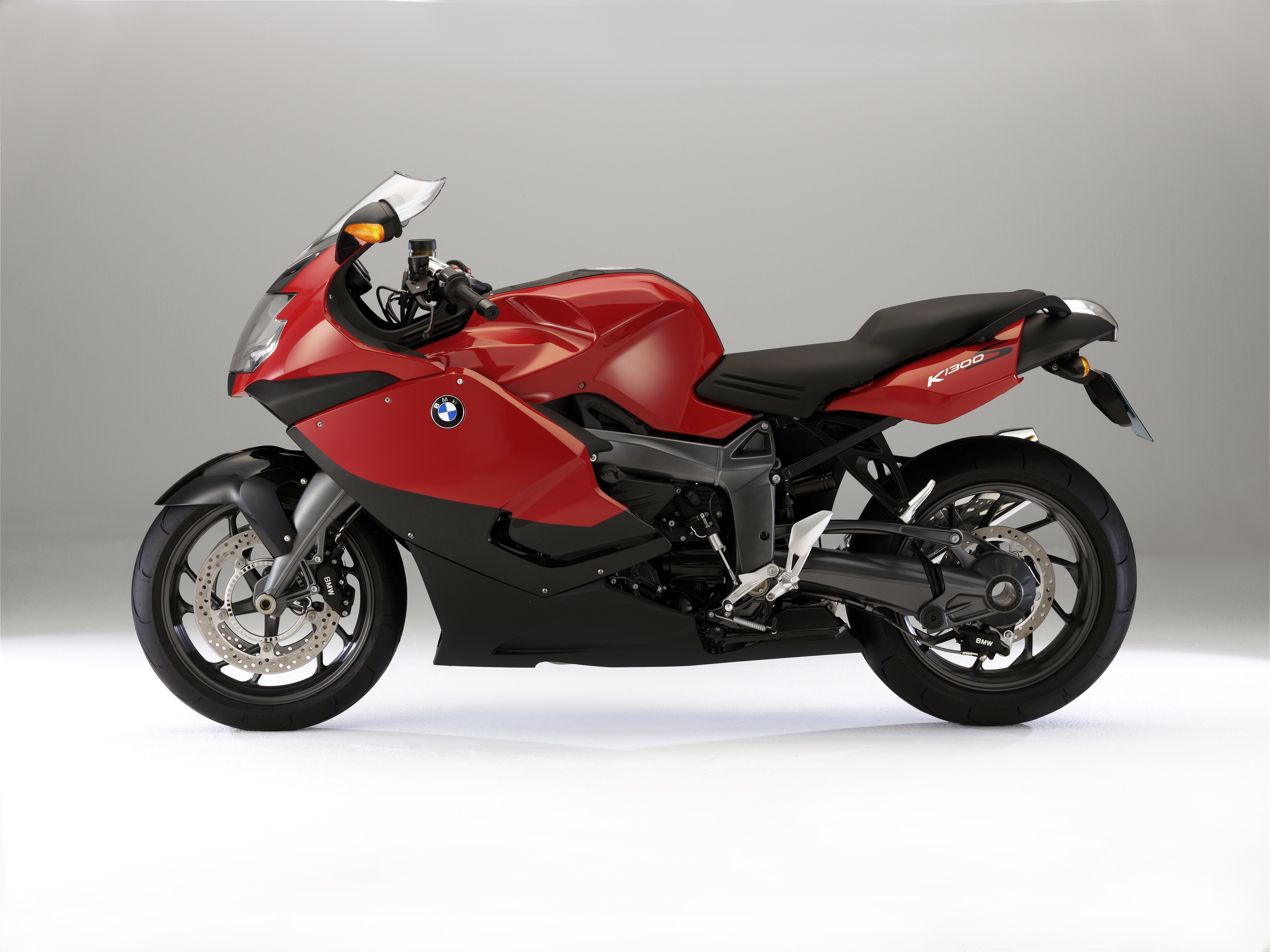 Red BMW K 1300 S Motorcycle HD Wallpaper