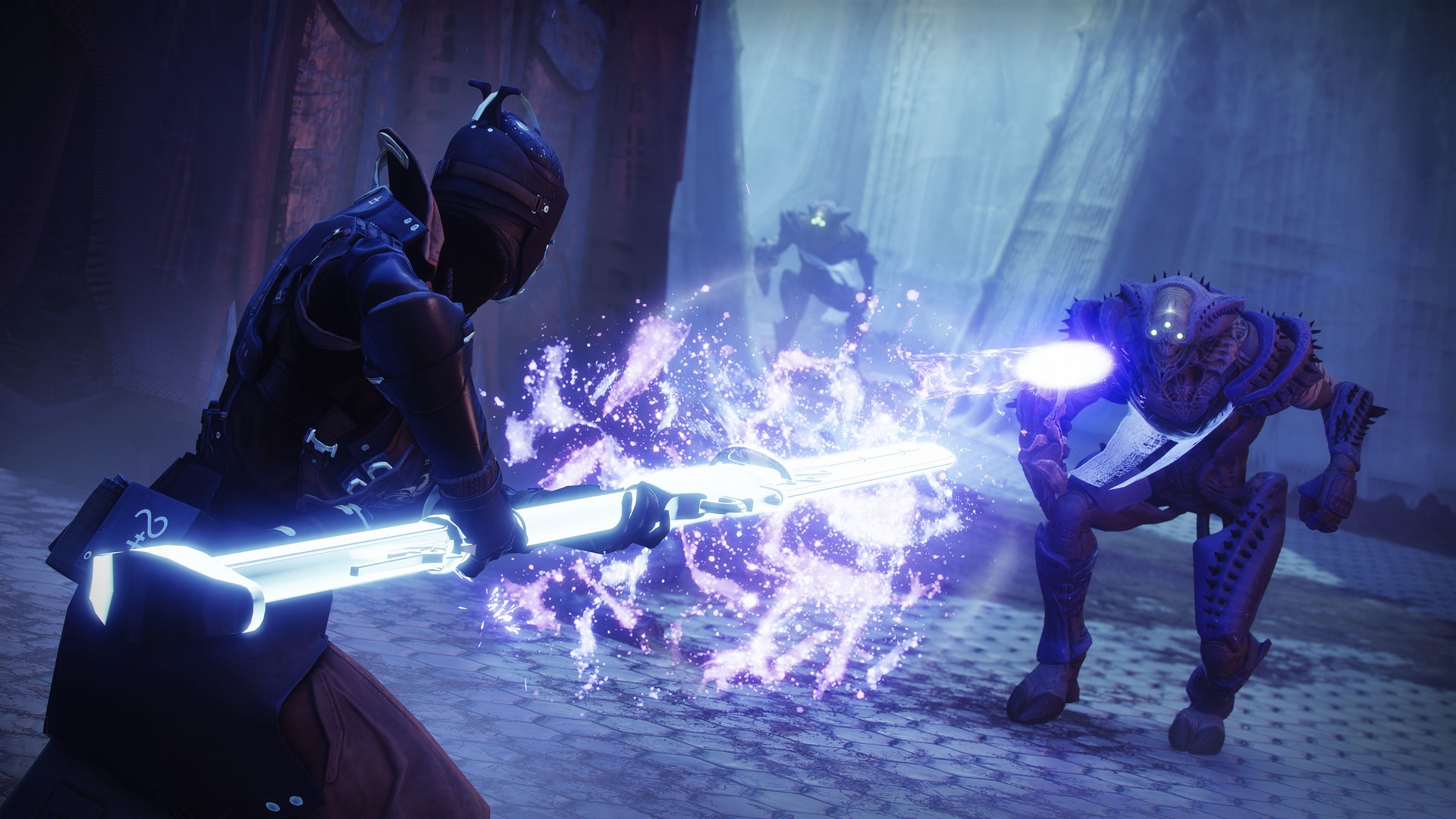 Destiny 2: The Witch Queen Guardian fighting Hive HD Wallpaper