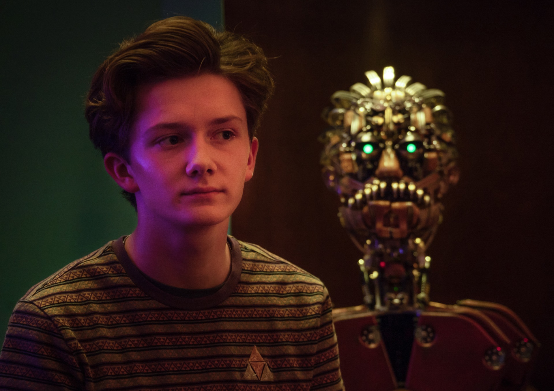 Boy and robot from Bigbug HD Wallpaper