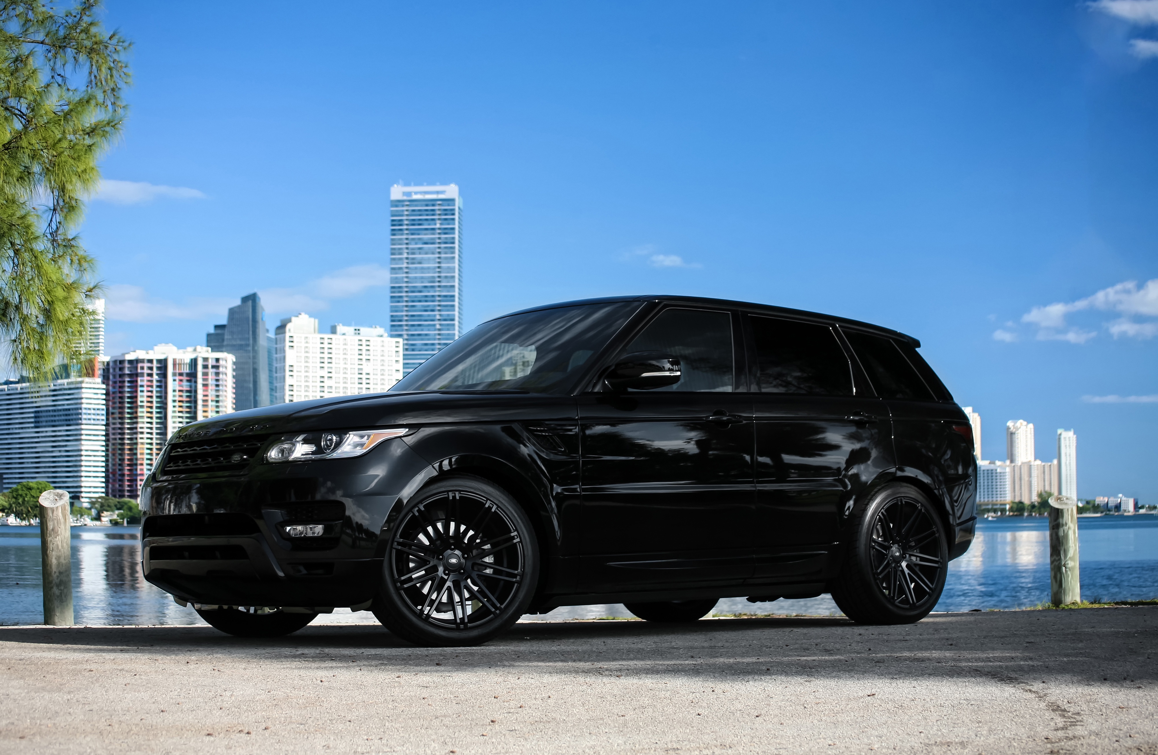 Black Range Rover Sport 4K HD Wallpaper