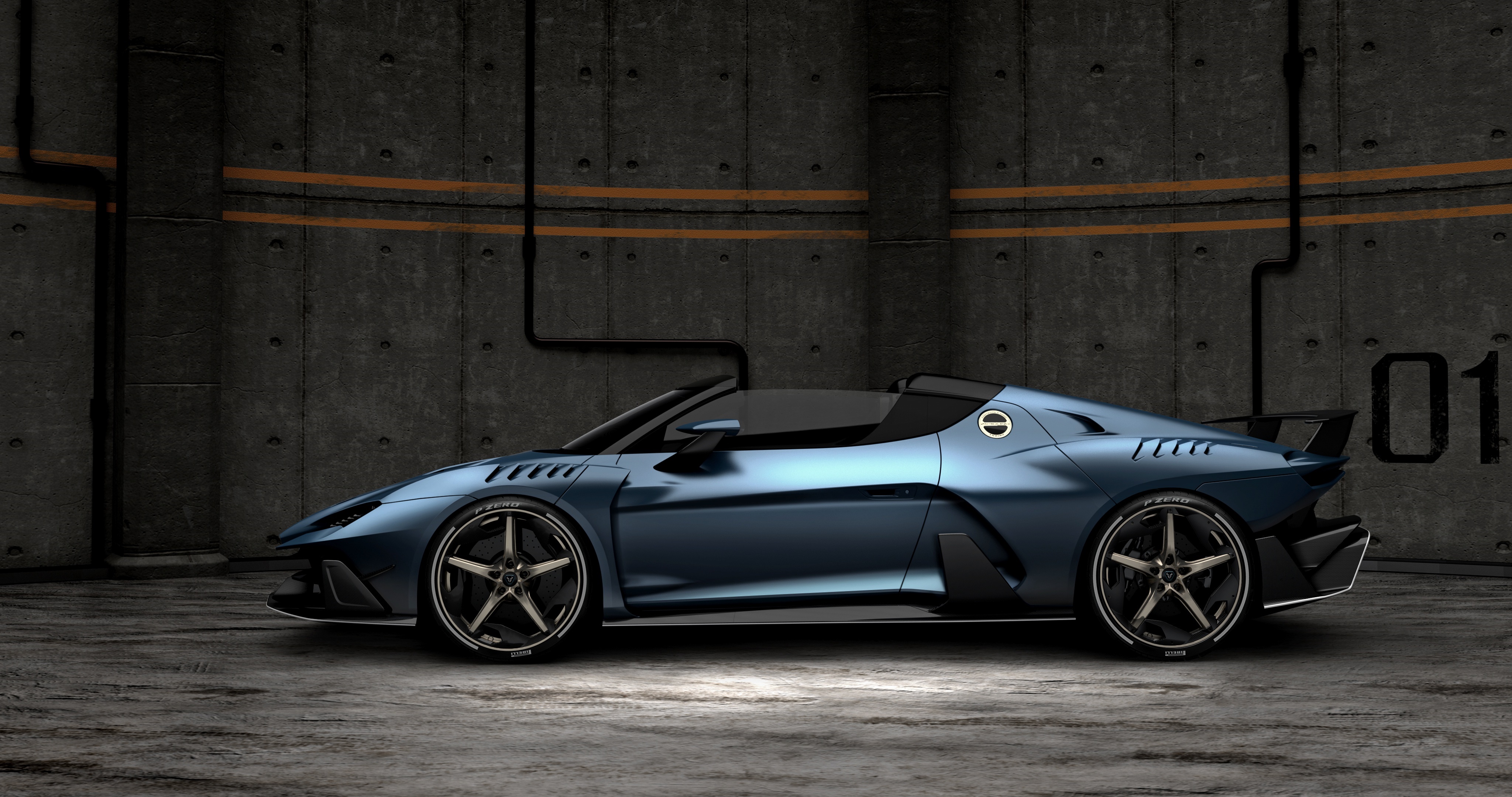 Italdesign Zerouno 4K Supercar HD Wallpaper