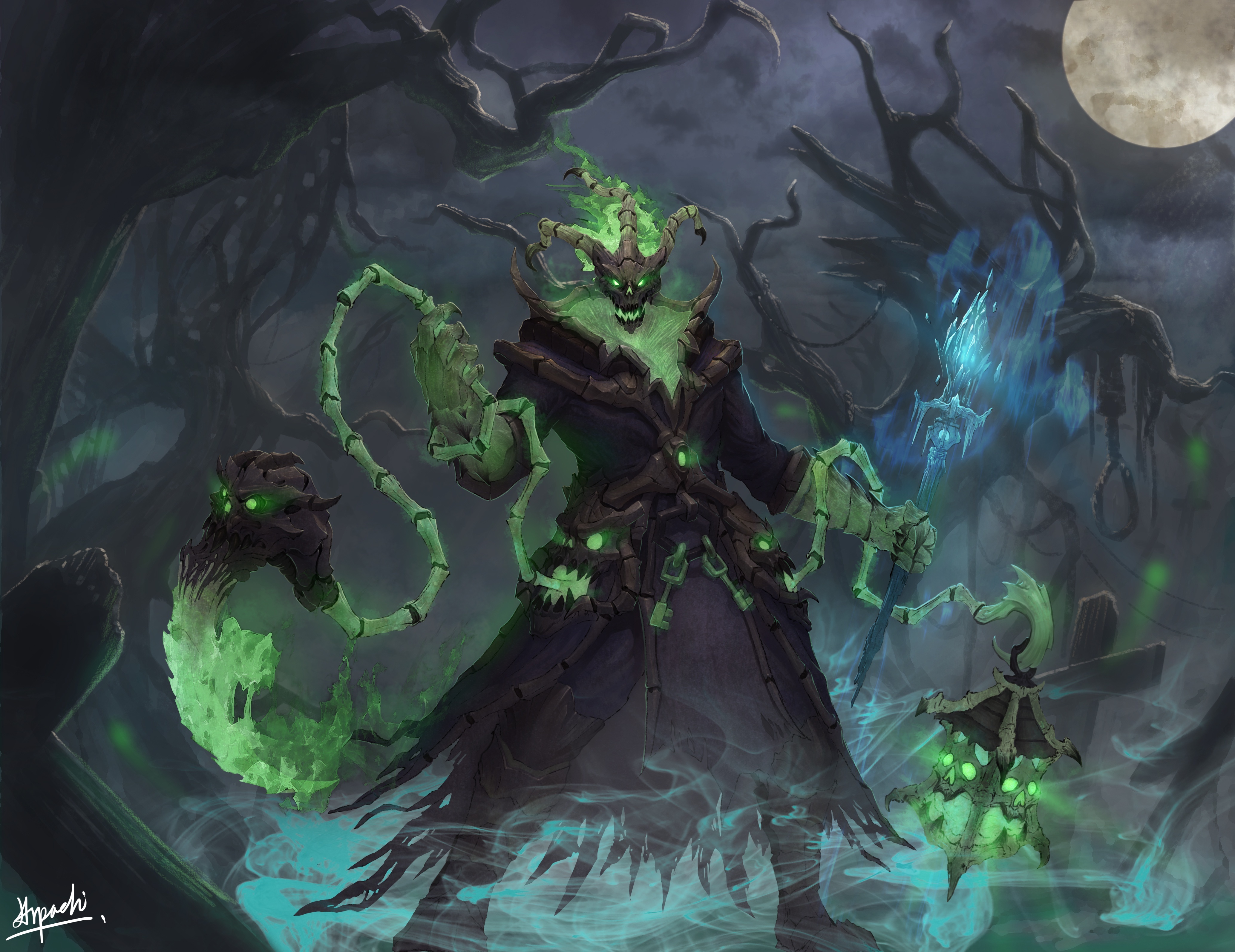 Thresh from League of Legends 4K HD Wallpaper