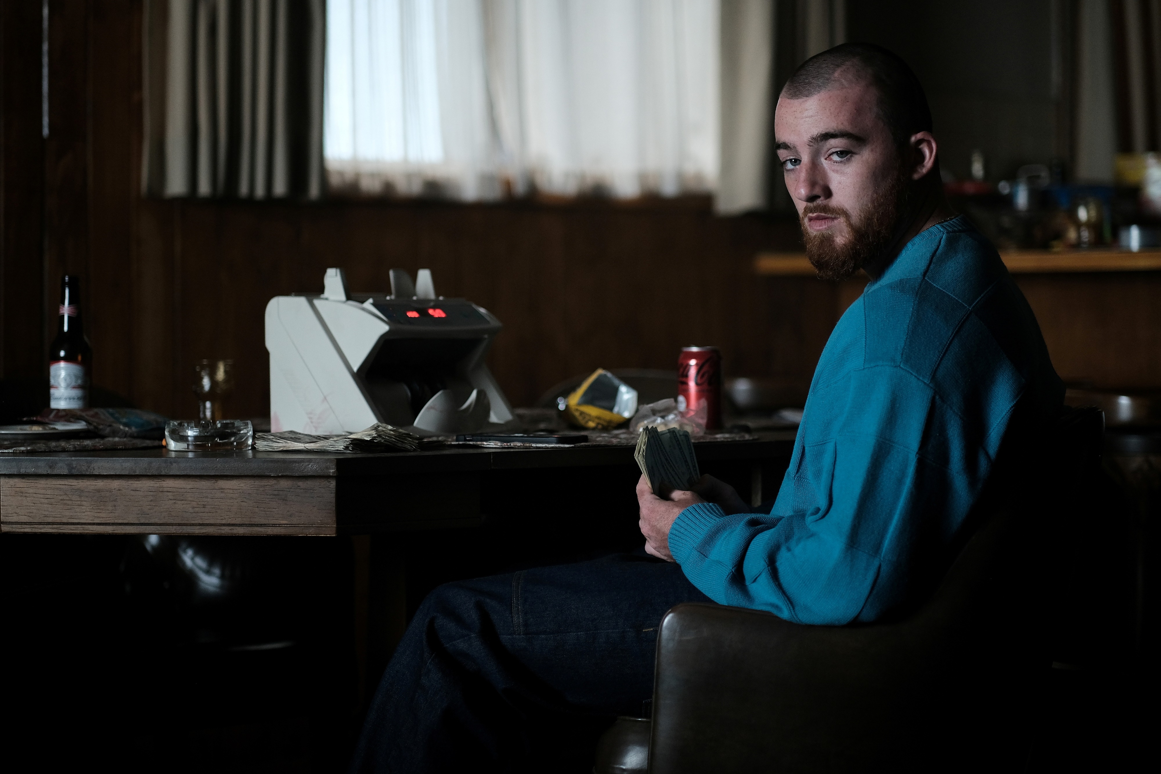 Fezco from Euphoria with money counter HD Wallpaper