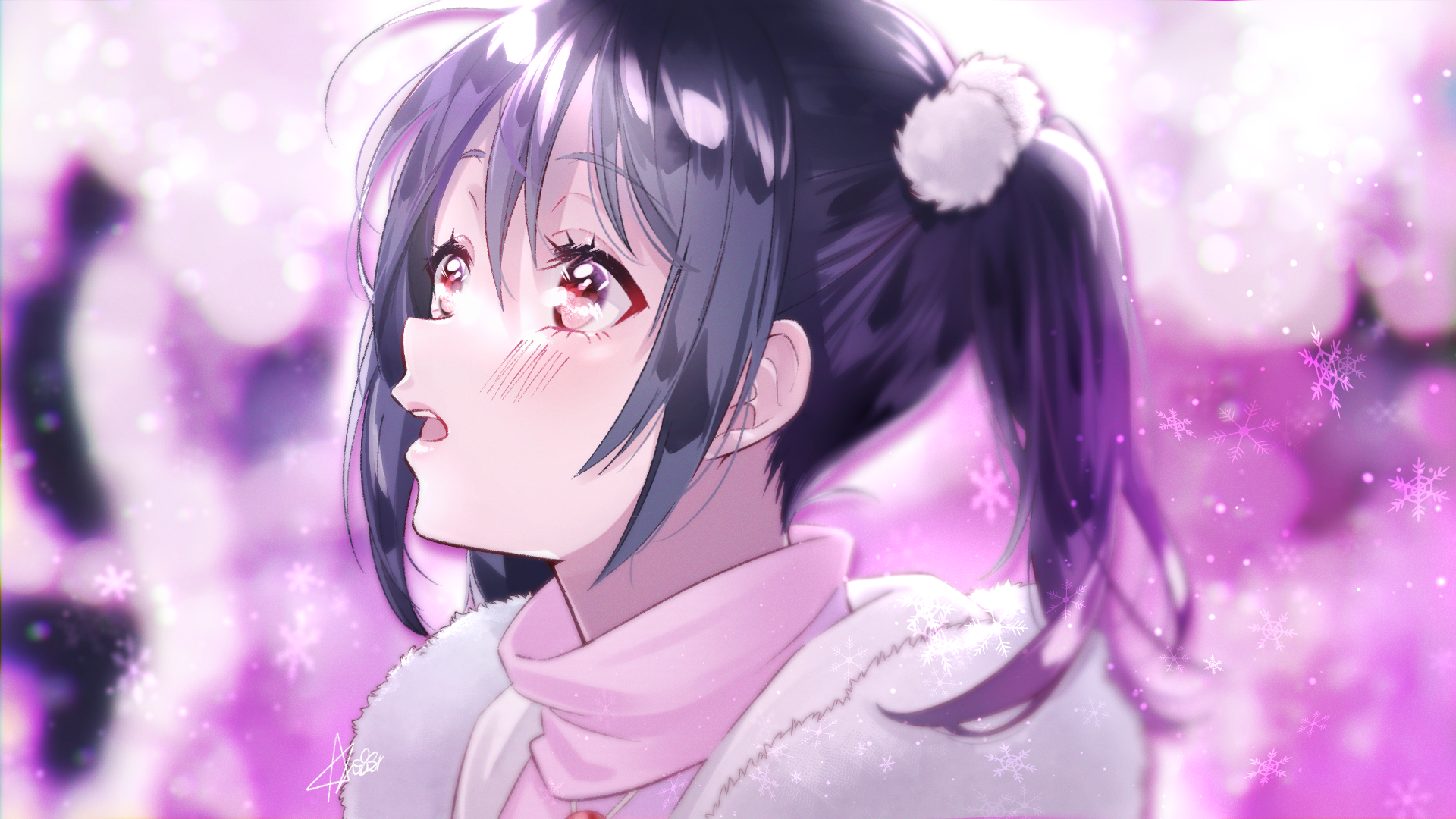 Nico Yazawa from Love Live! in winter HD Wallpaper