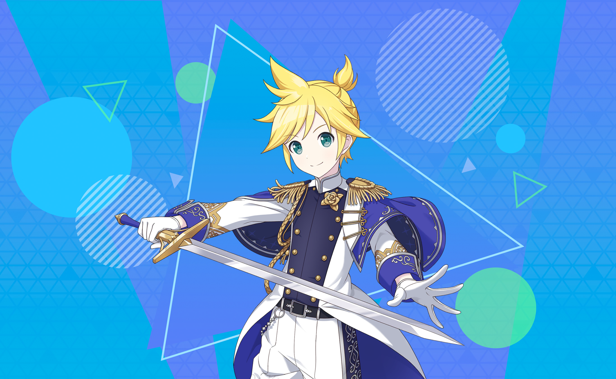 Len Kagamine from Project Sekai: Colorful Stage! Feat. Hatsune Miku HD Wallpaper