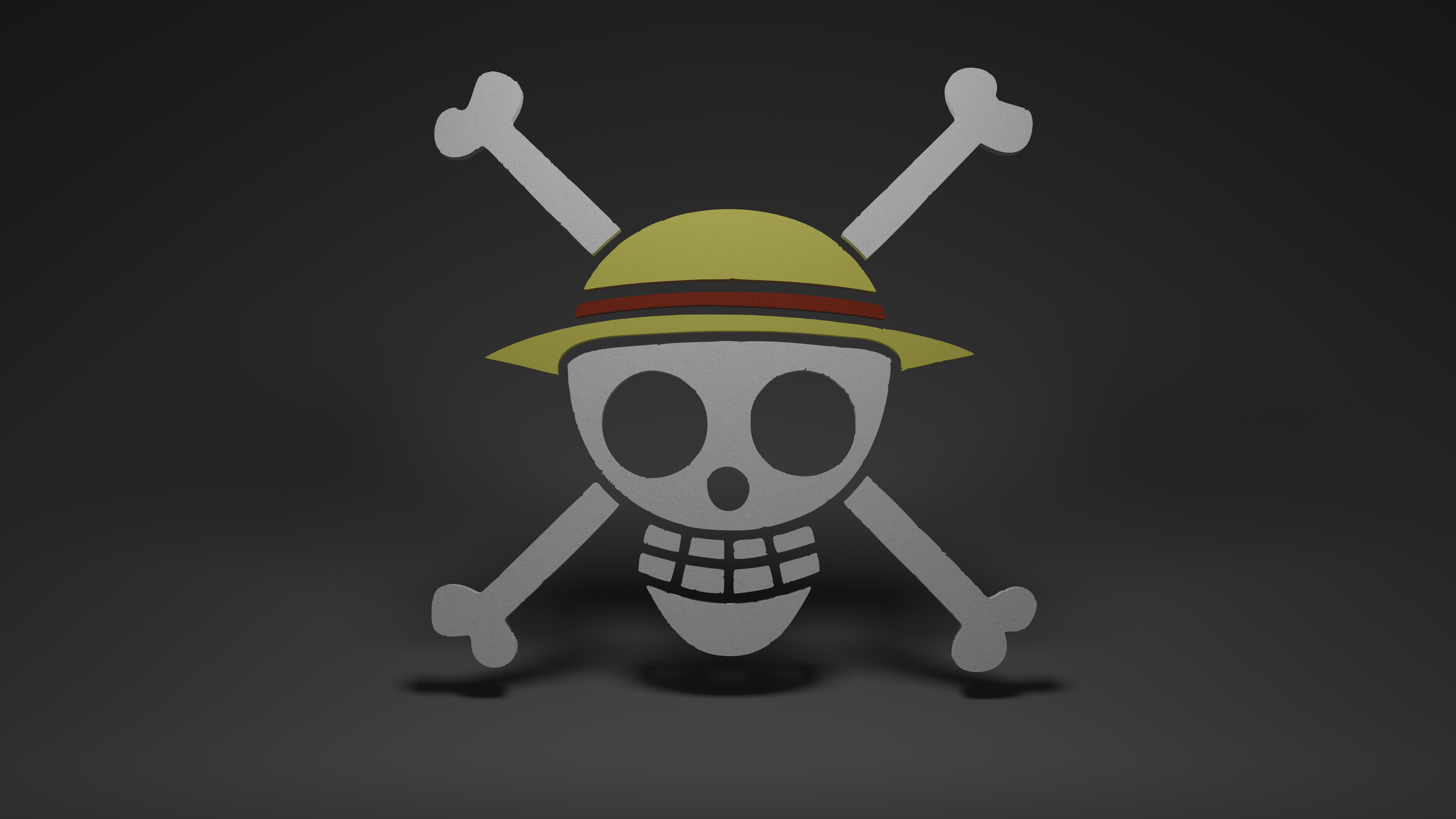 One Piece Straw Hat Jolly Roger 4K HD Wallpaper