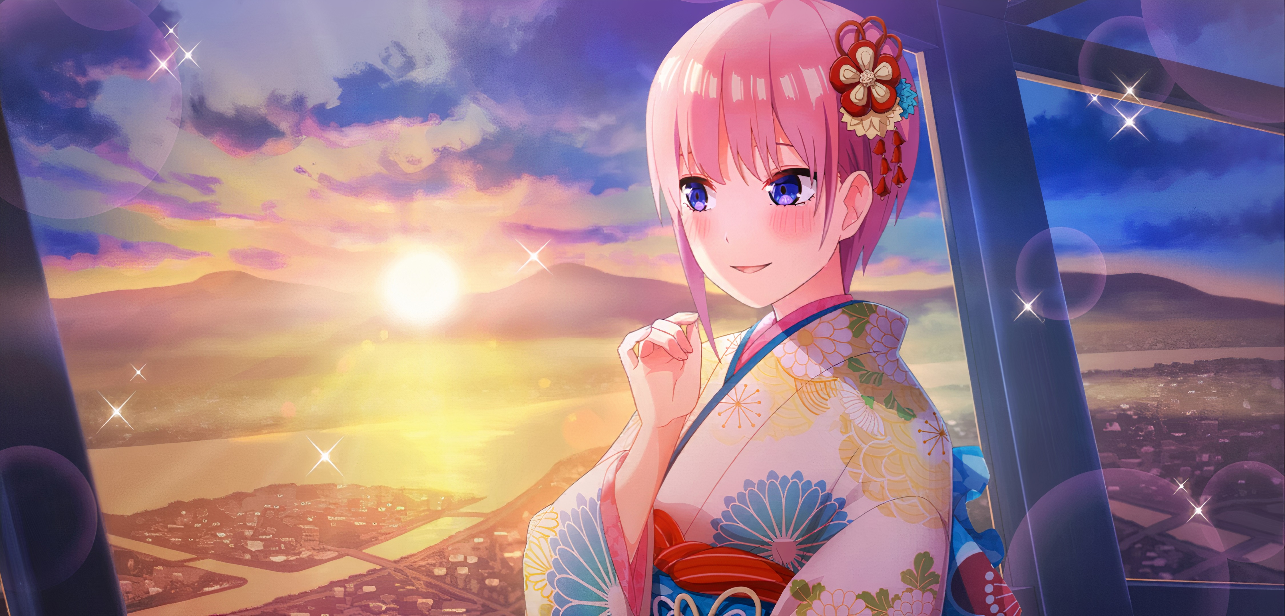 Ichika Nakano from The Quintessential Quintuplets HD Wallpaper